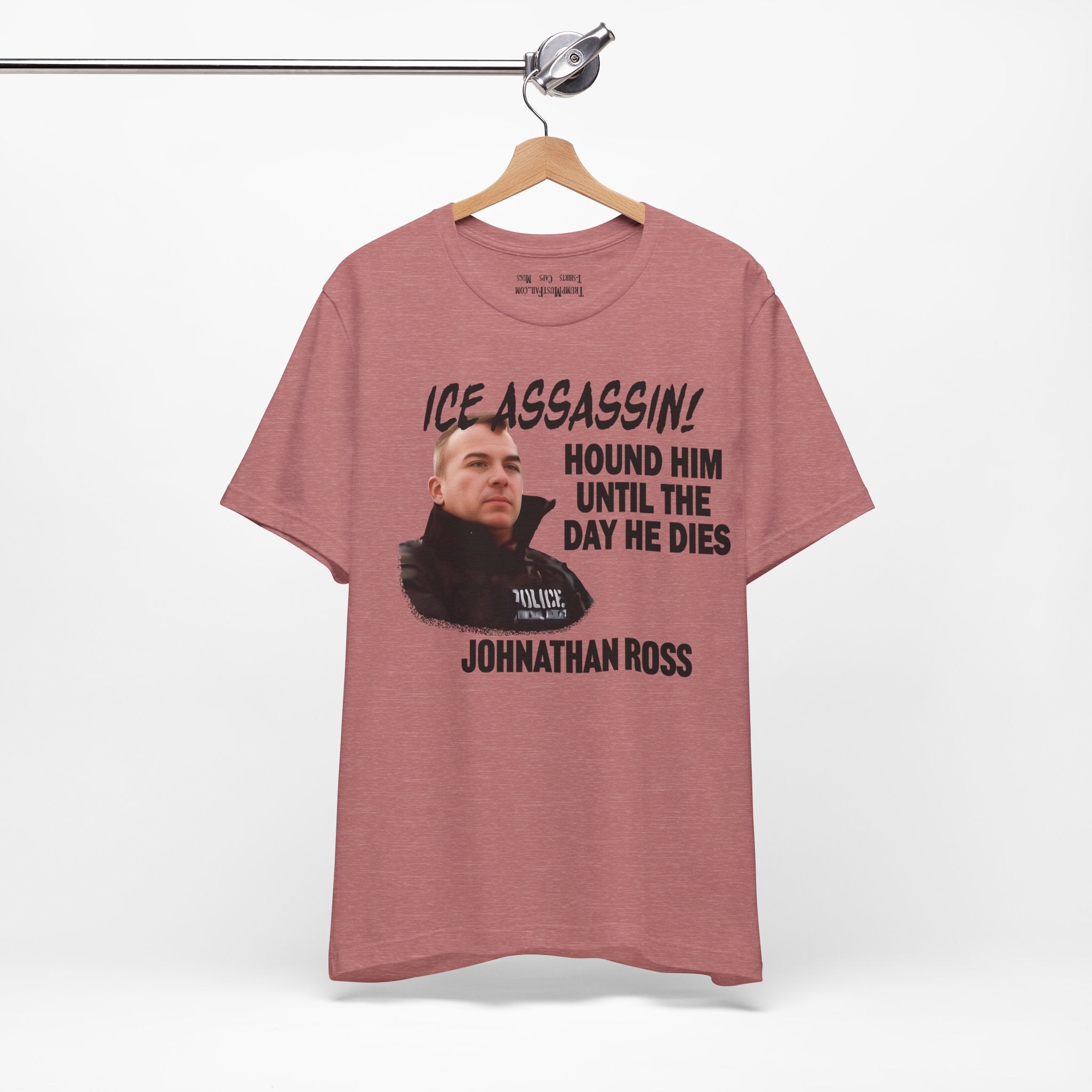 ICE ASSASSIN T-SHIRT/HEATHER MAUVE