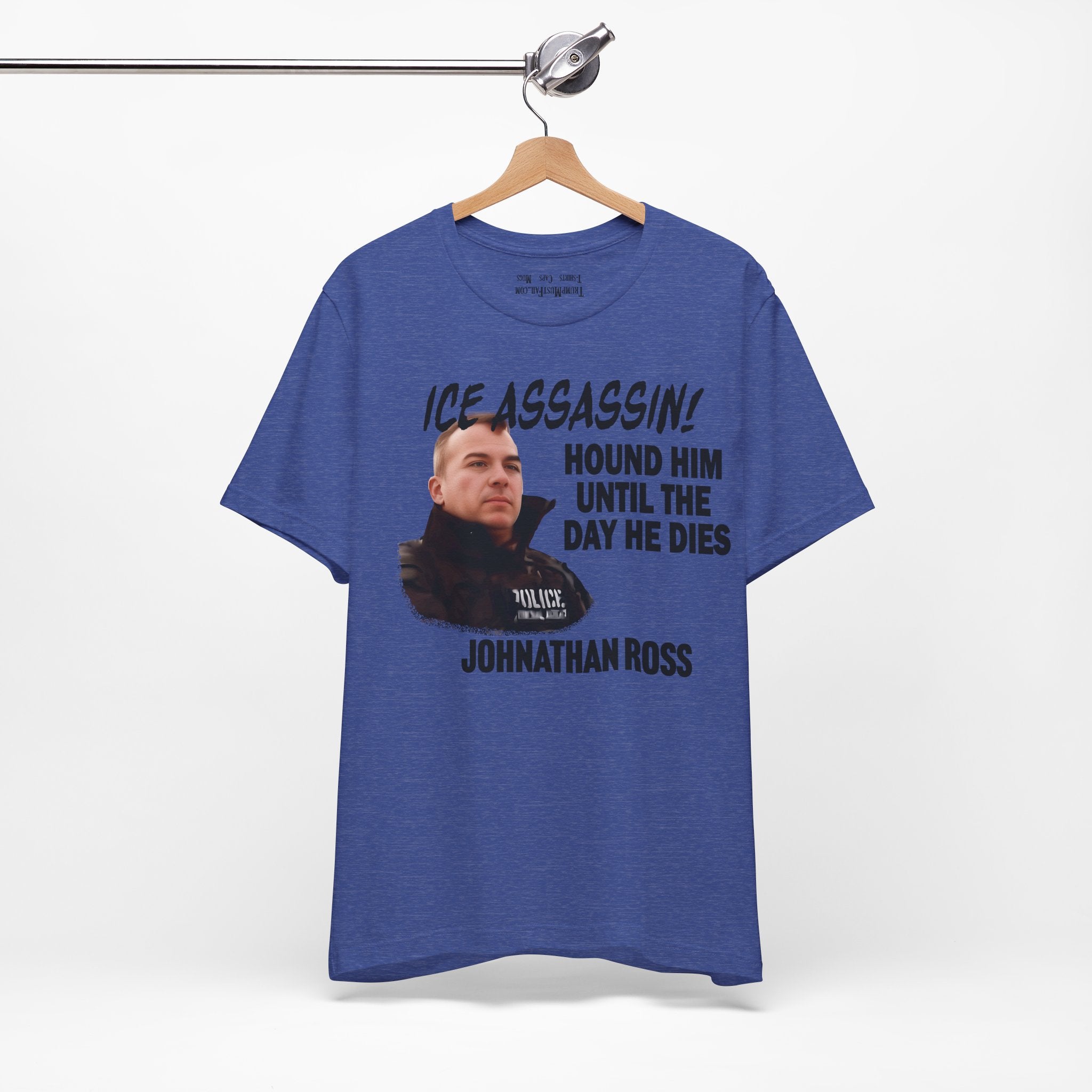 ICE ASSASSIN T-SHIRT/HEATHER TRUE ROYAL