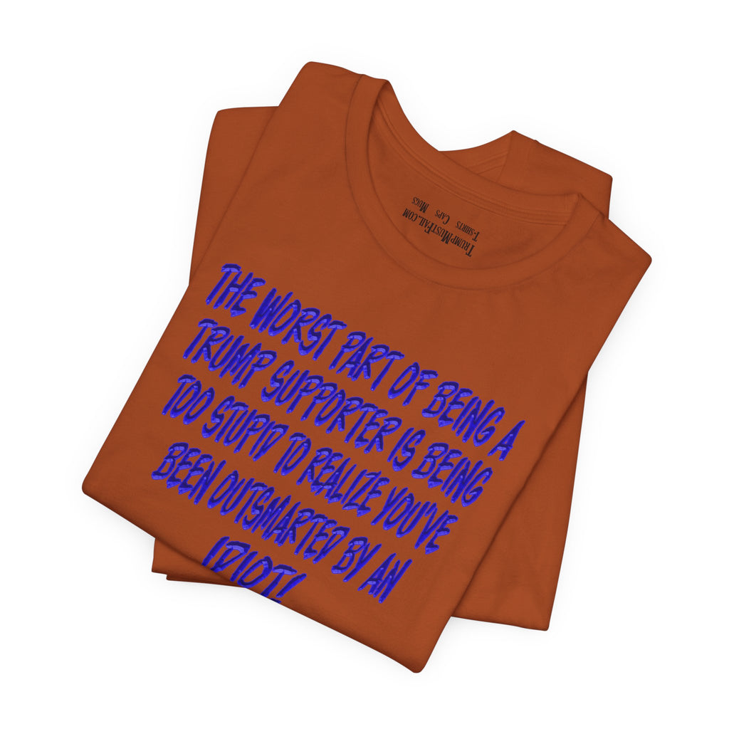 IDIOT BLUE T-SHIRT/AUTUMN