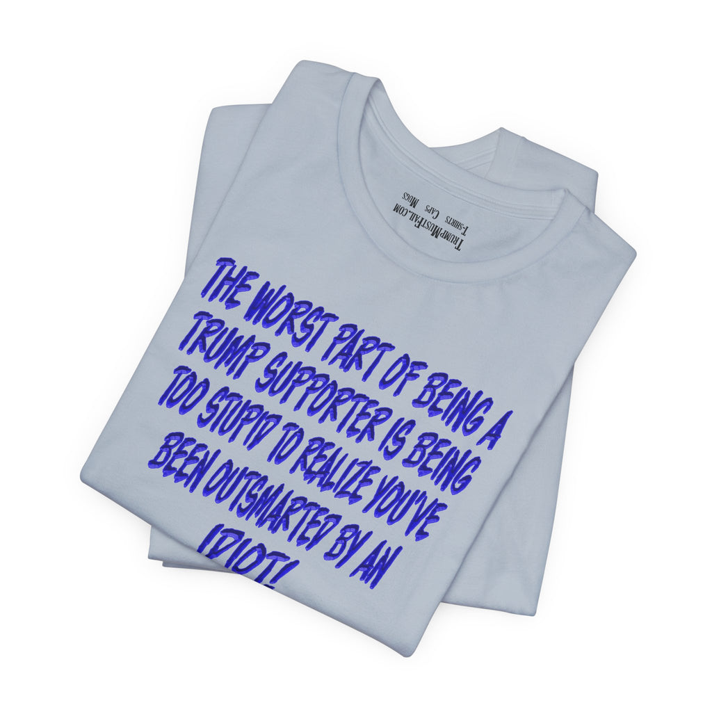 IDIOT BLUE T-SHIRT/LIGHT BLUE