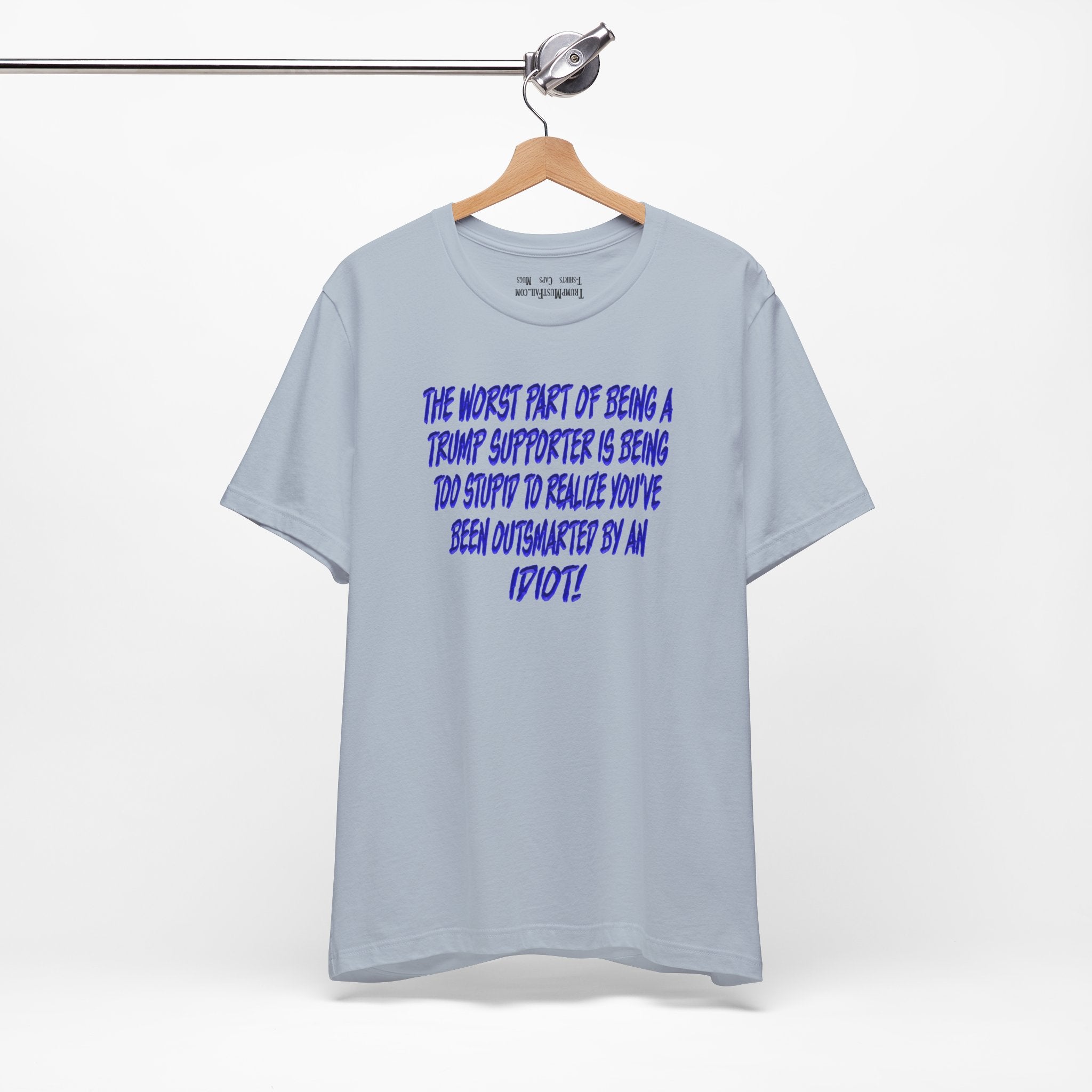 IDIOT BLUE T-SHIRT/LIGHT BLUE