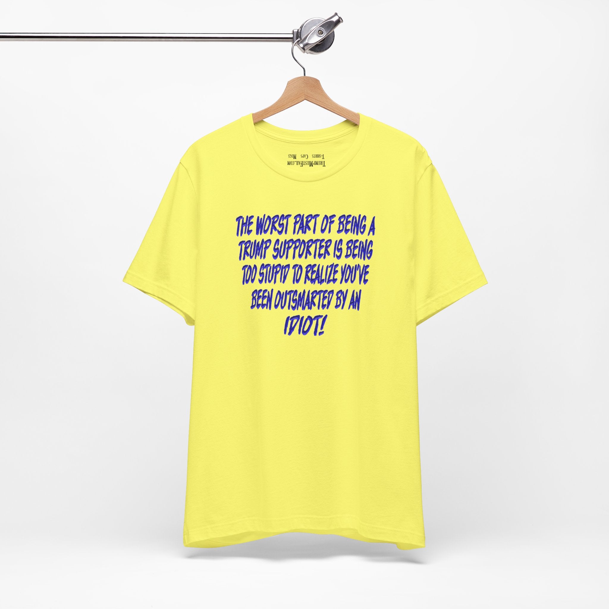 IDIOT BLUE T-SHIRT/YELLOW