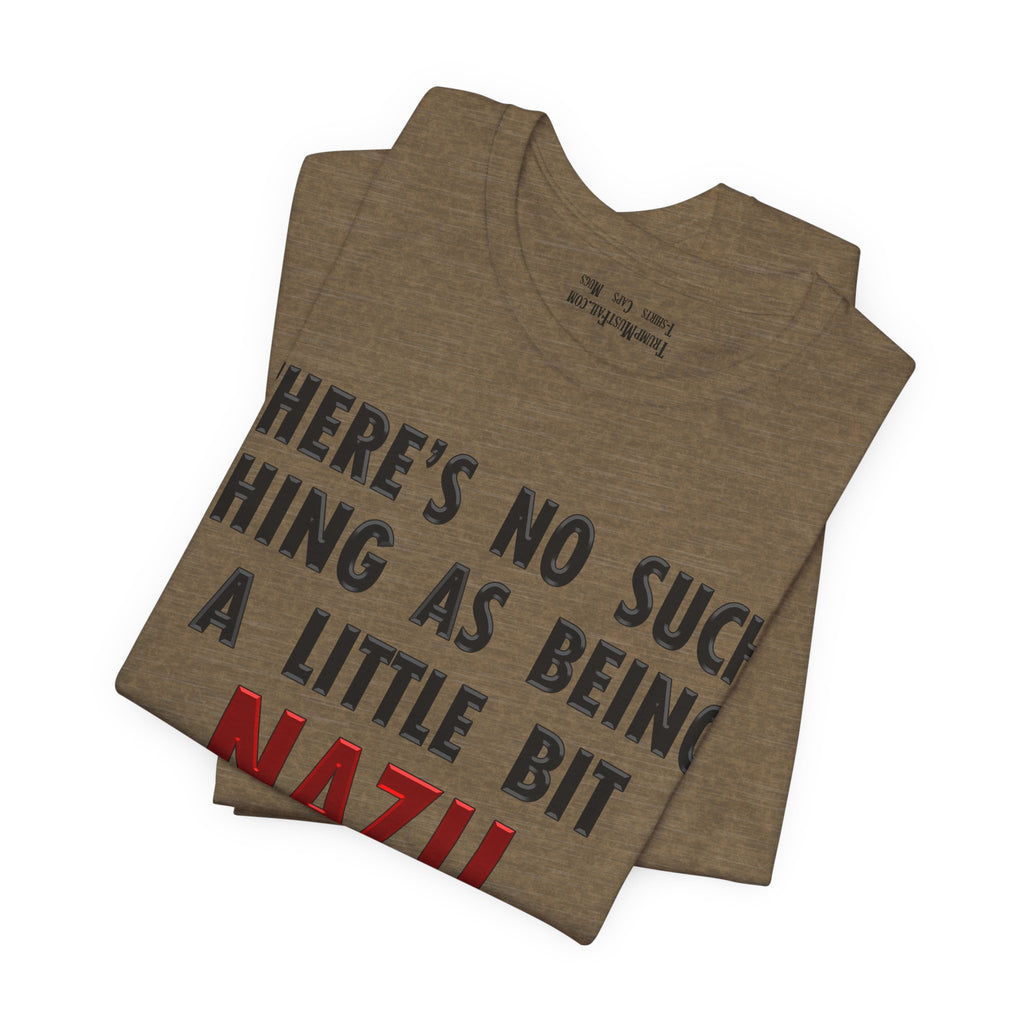 LITTLE BIT NAZI T-SHIRT/HEATHER OLIVE