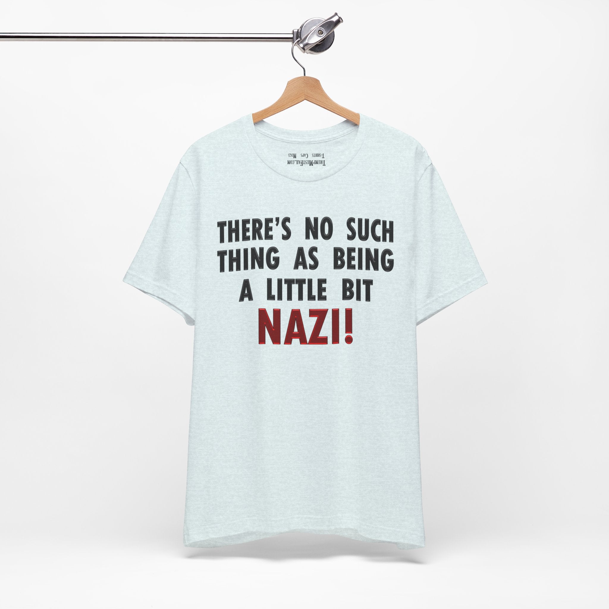 LITTLE BIT NAZI T-SHIRT/HEATHER ICE BLUE