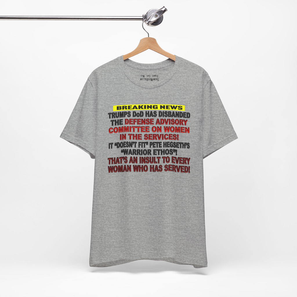 MILITARY WOMEN T-SHIRT/ATHLETIC HEATHER