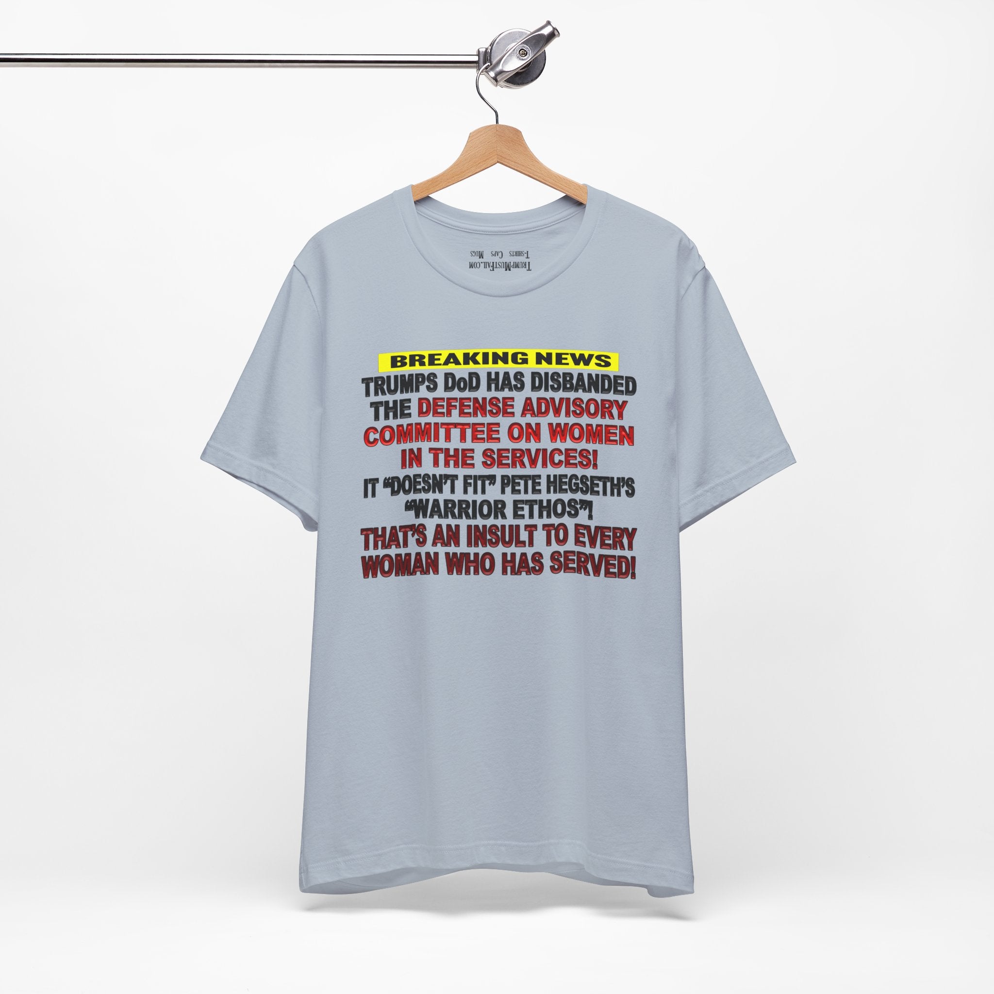 MILITARY WOMEN T-SHIRT/LIGHT BLUE