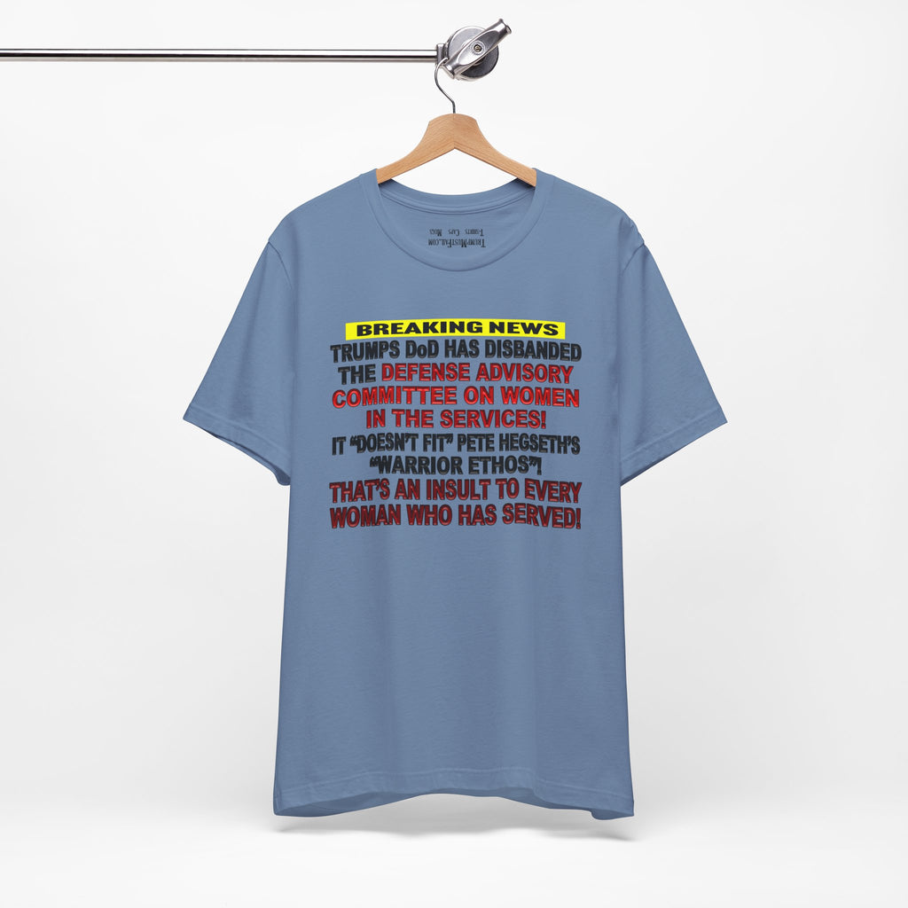 MILITARY WOMEN T-SHIRT/STEEL BLUE