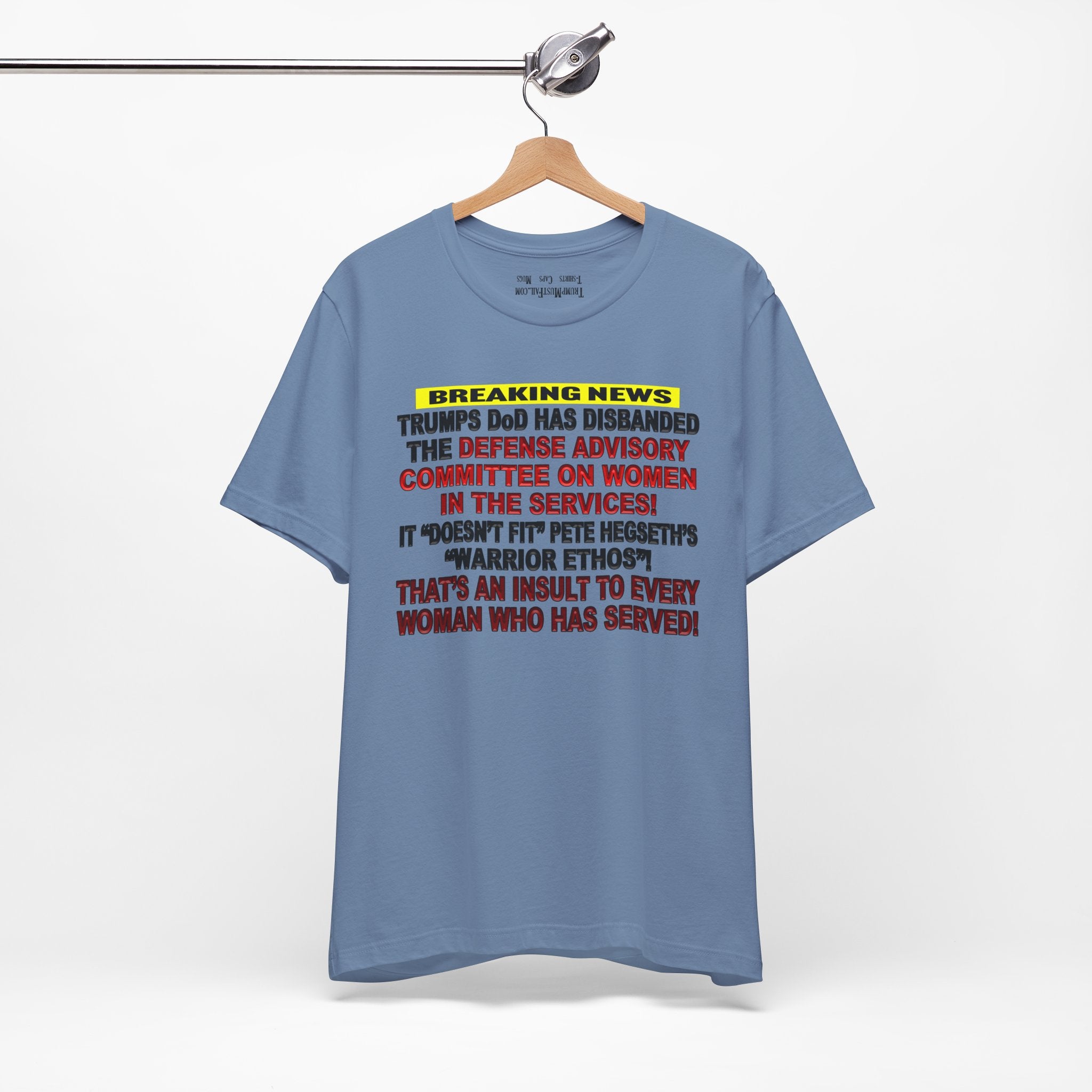 MILITARY WOMEN T-SHIRT/STEEL BLUE