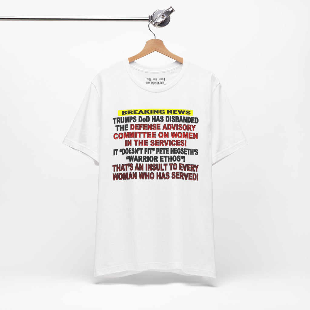 MILITARY WOMEN T-SHIRT/WHITE