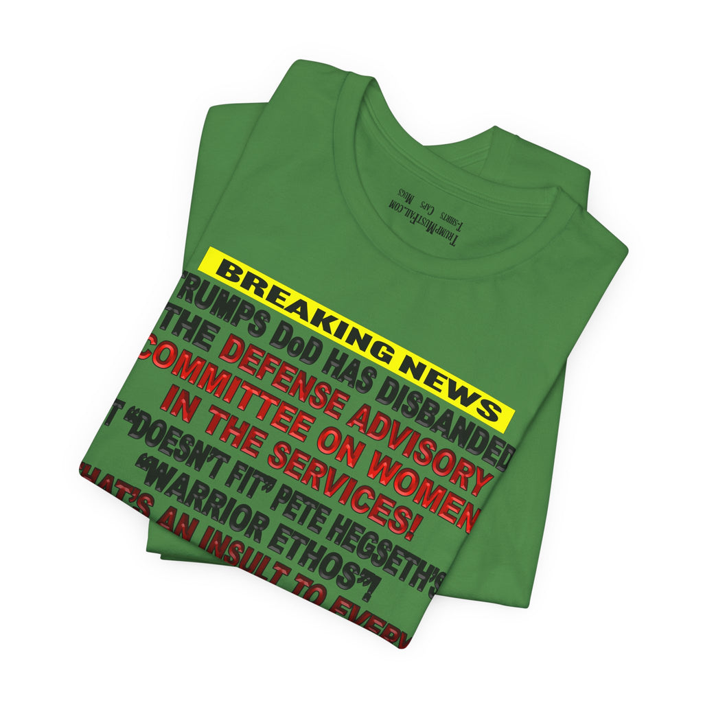 MILITARY WOMEN T-SHIRT/LEAF