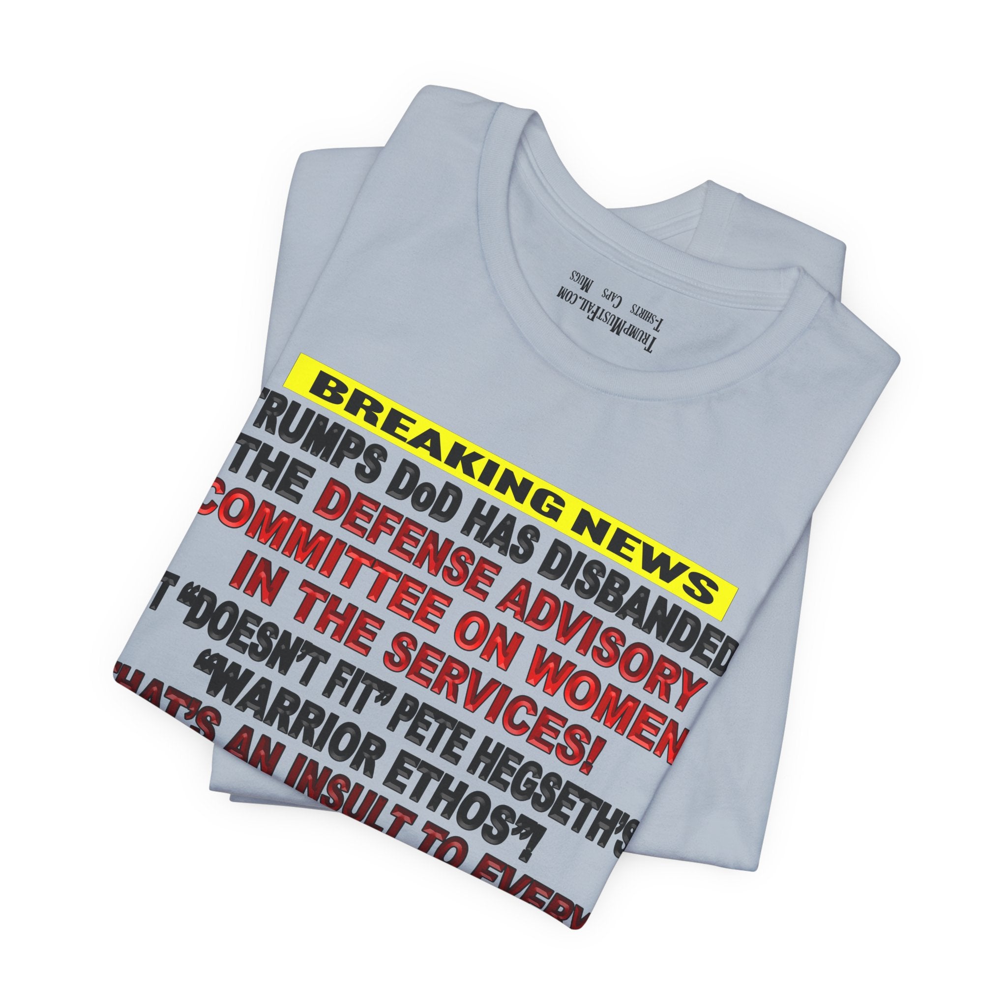 MILITARY WOMEN T-SHIRT/LIGHT BLUE
