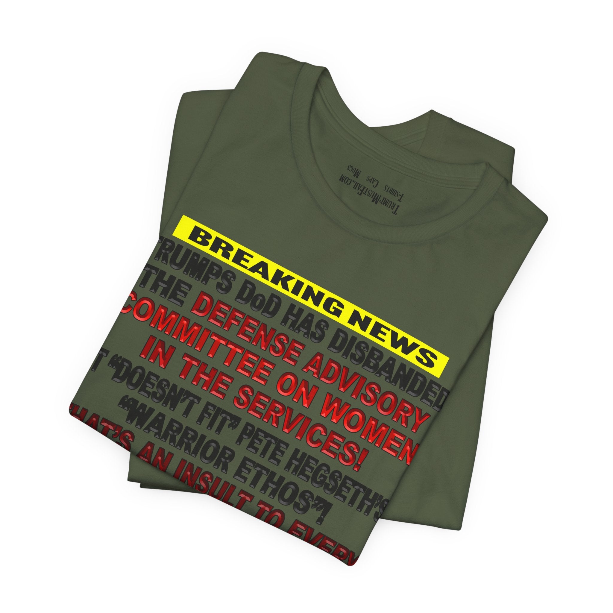 MILITARY WOMEN T-SHIRT/MILITARY GREEN
