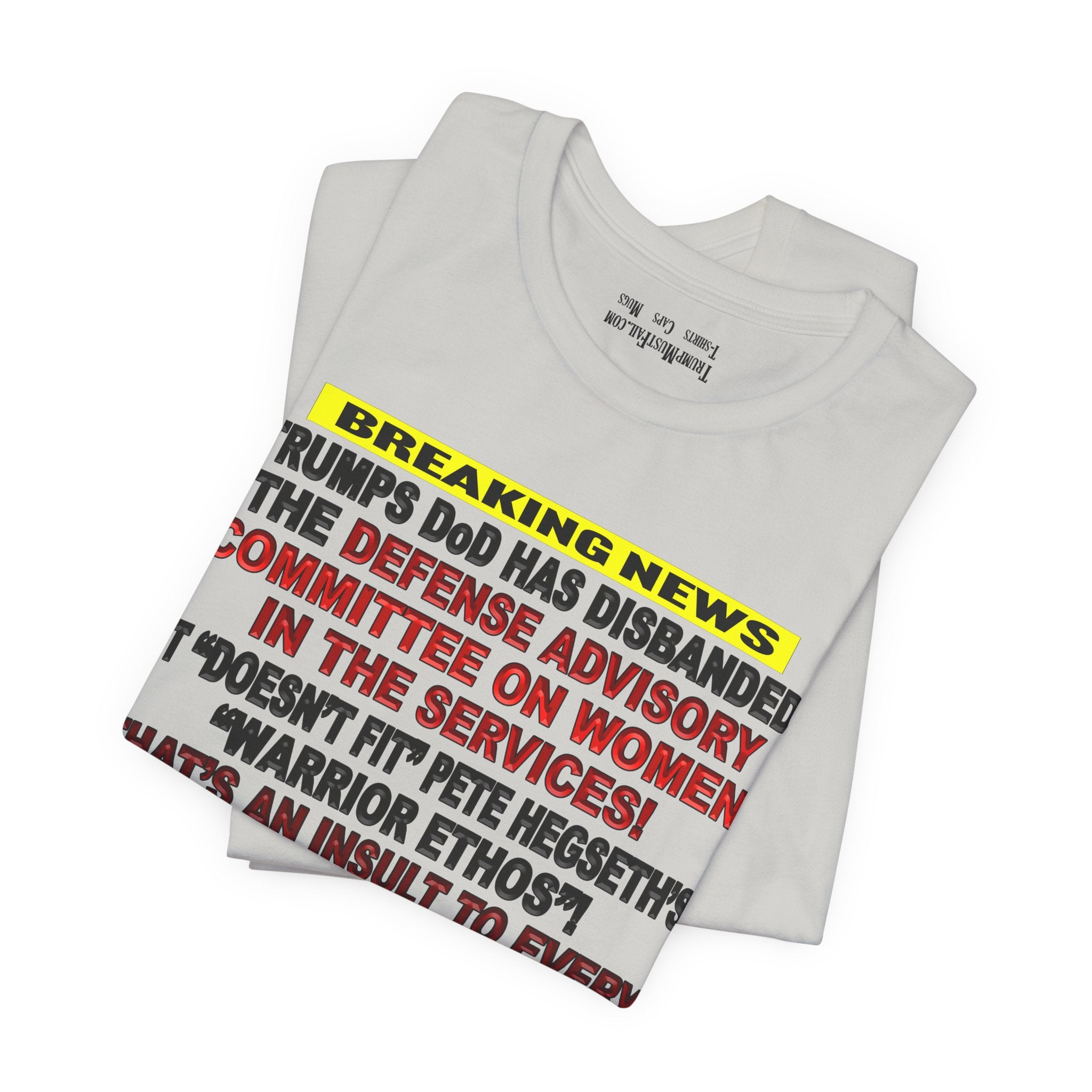 MILITARY WOMEN T-SHIRT/SILVER