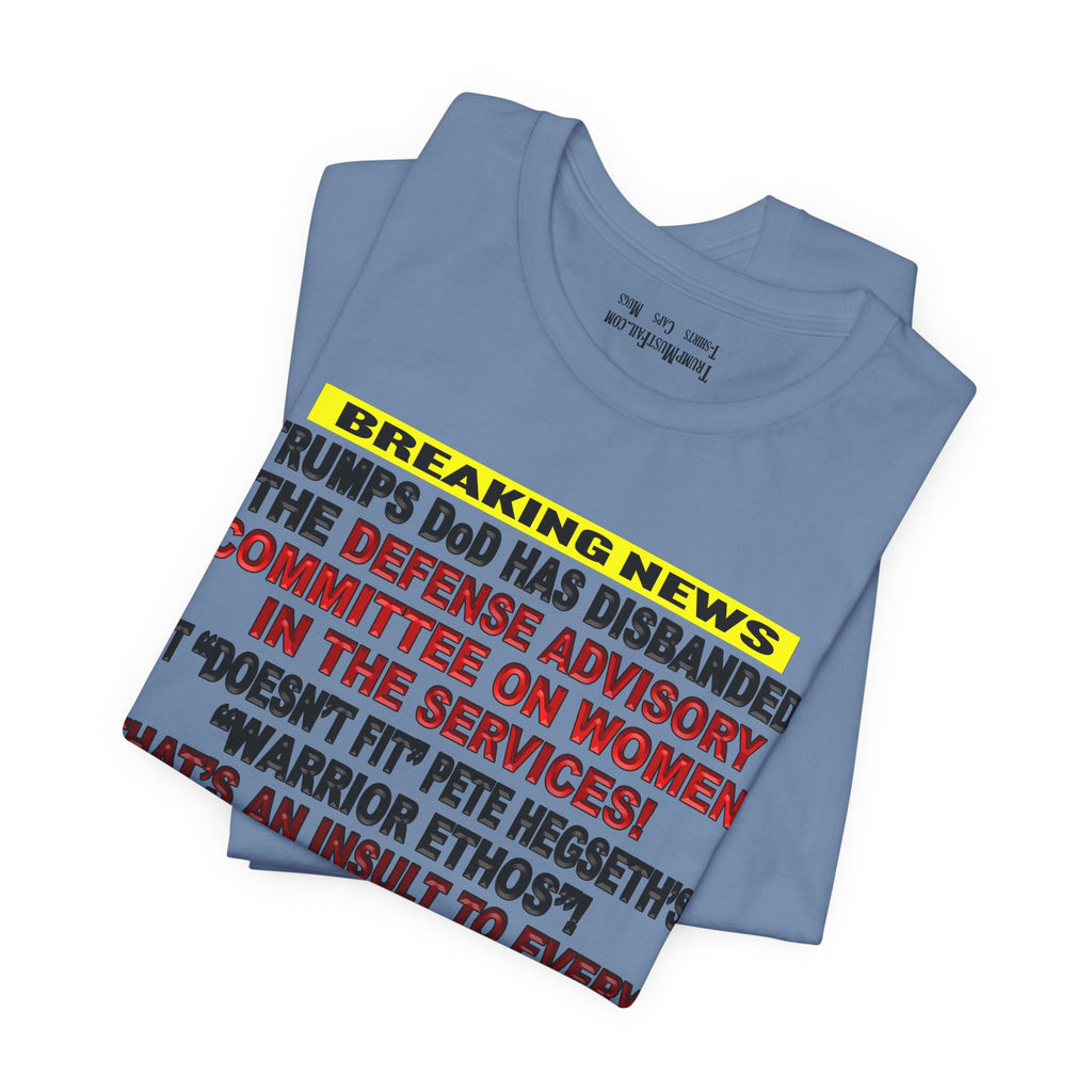 MILITARY WOMEN T-SHIRT/STEEL BLUE
