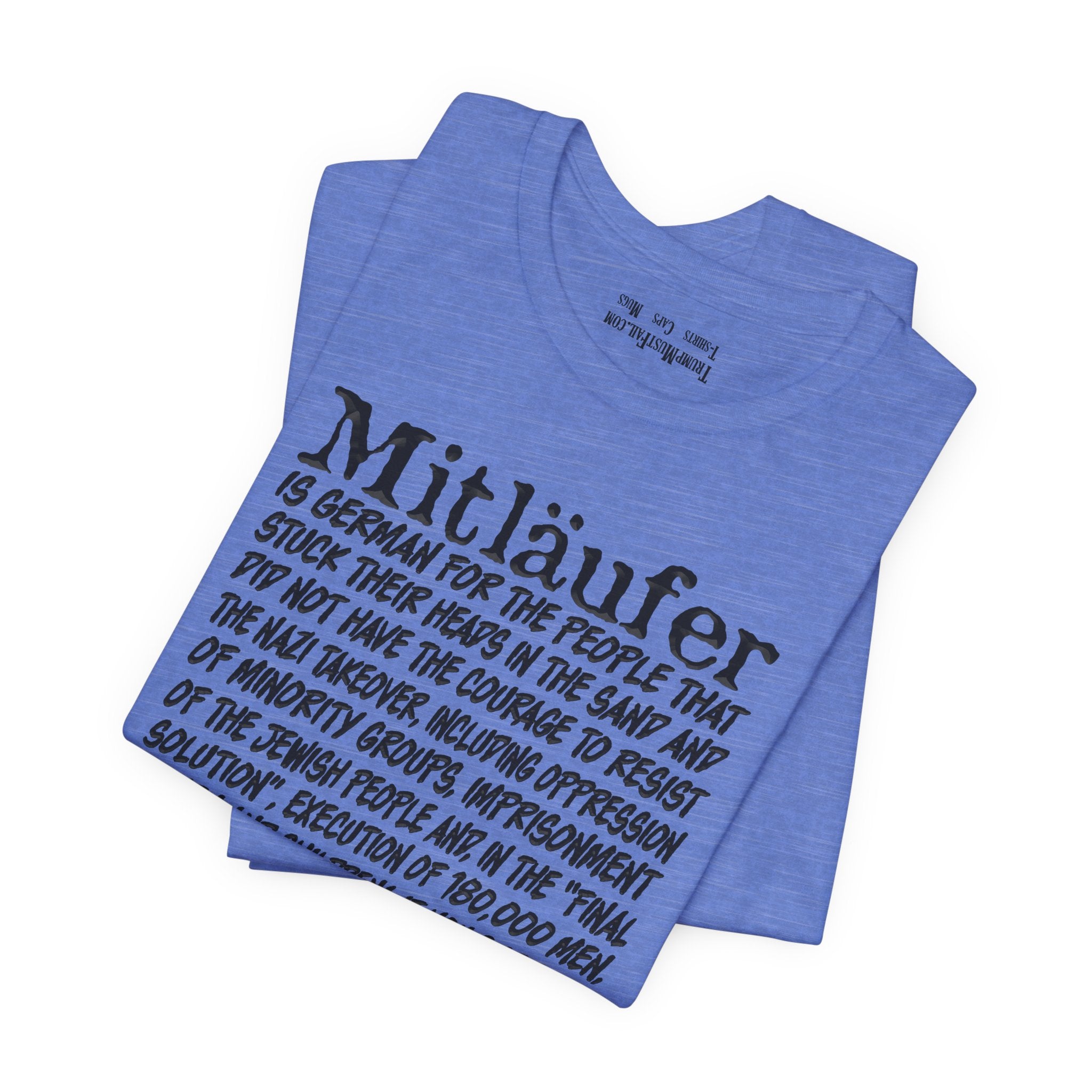MITLAUFER T-SHIRT/HEATHER COLUMBIA BLUE
