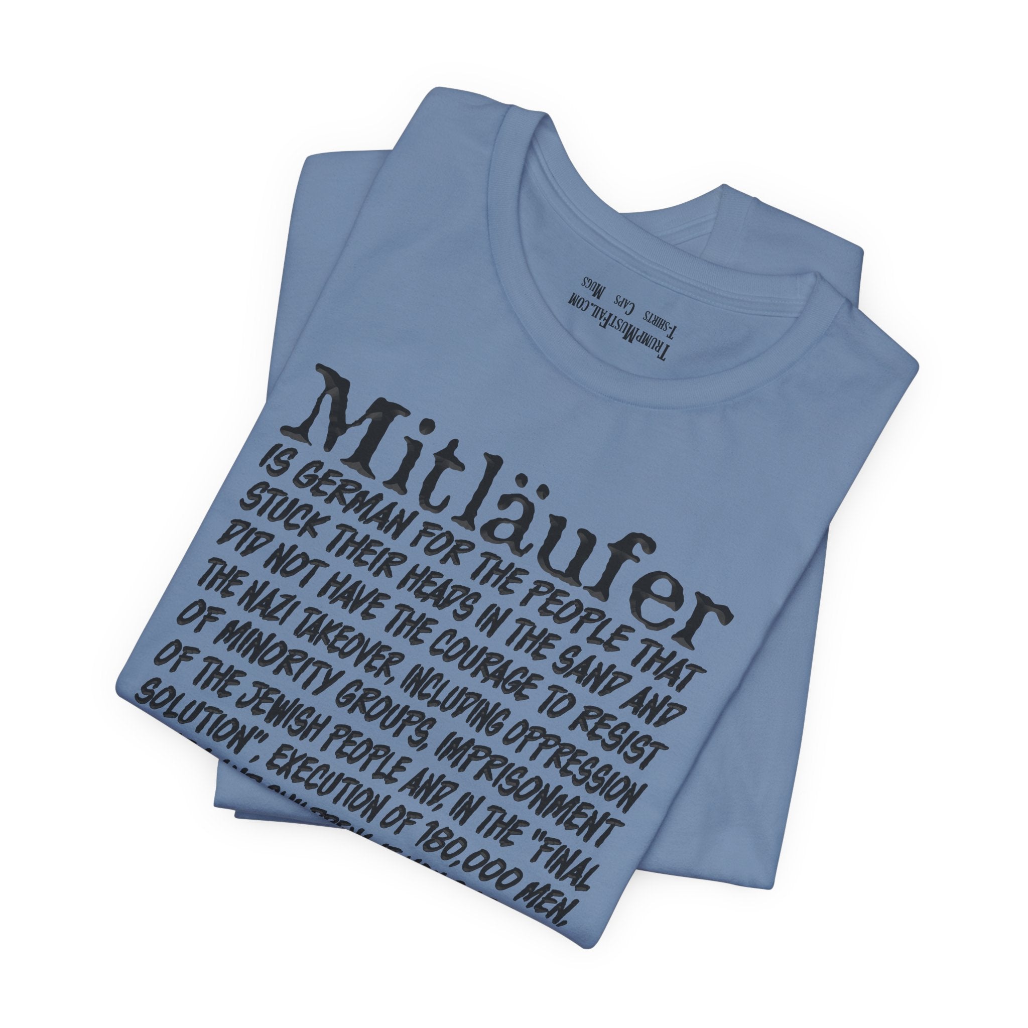 MITLAUFER T-SHIRT/STEEL BLUE