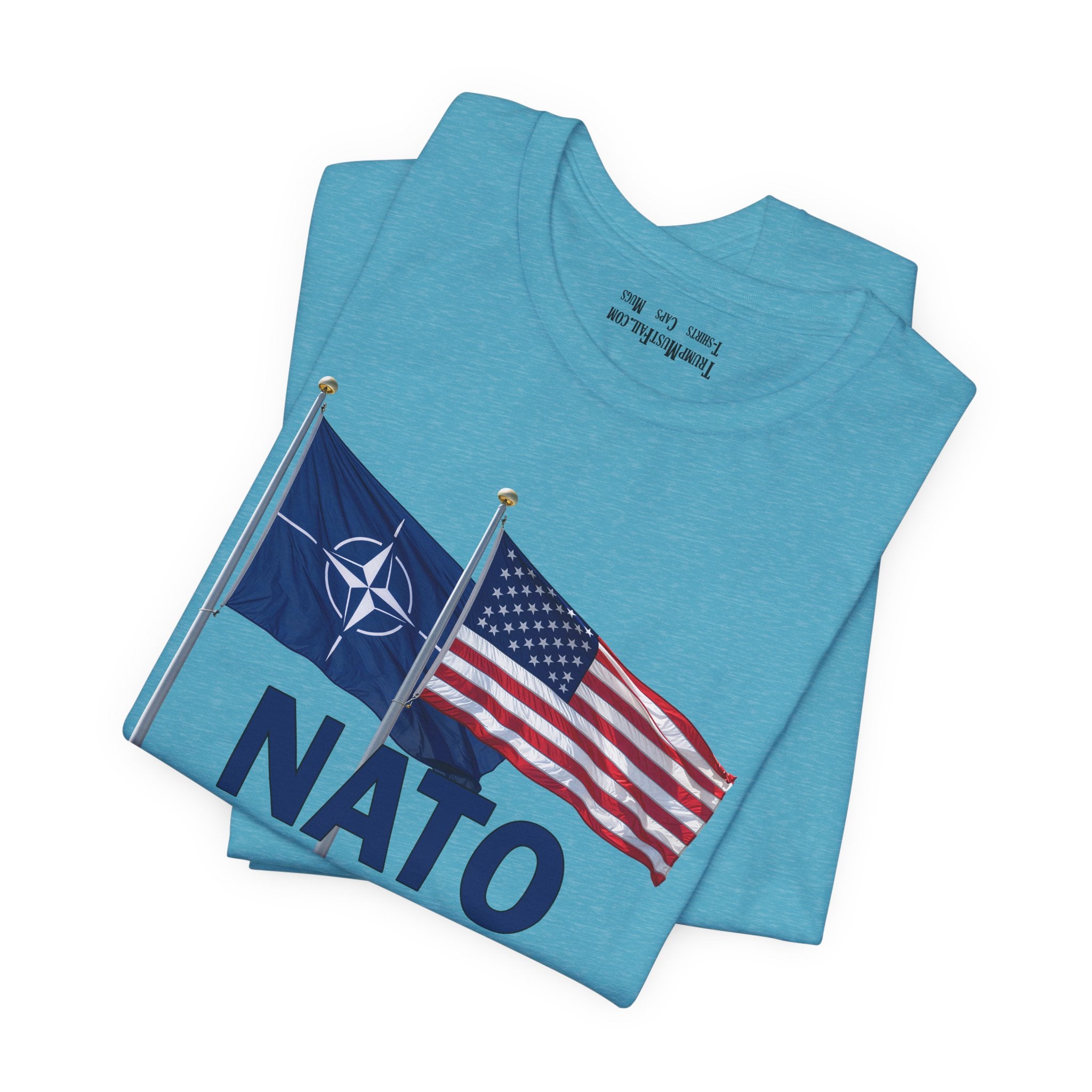 NATO STRONG T-SHIRT/HEATHER AQUA