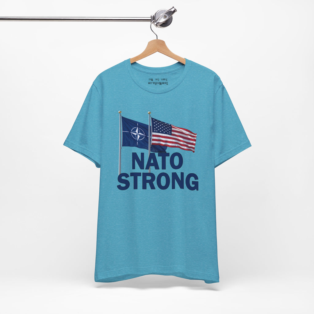 NATO STRONG T-SHIRT/HEATHER AQUA