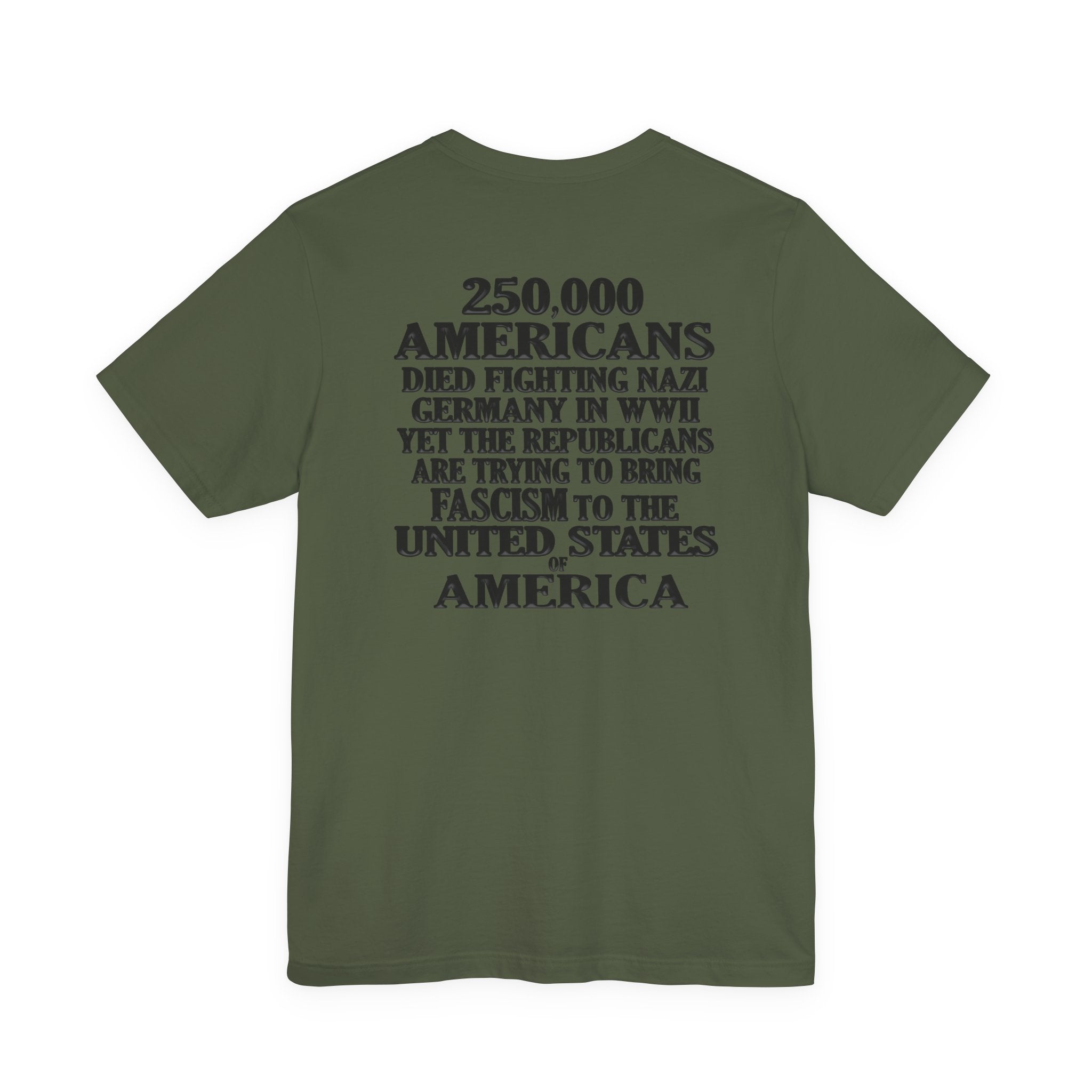 NAZI AMERICA T-SHIRT/MILITARY GREEN