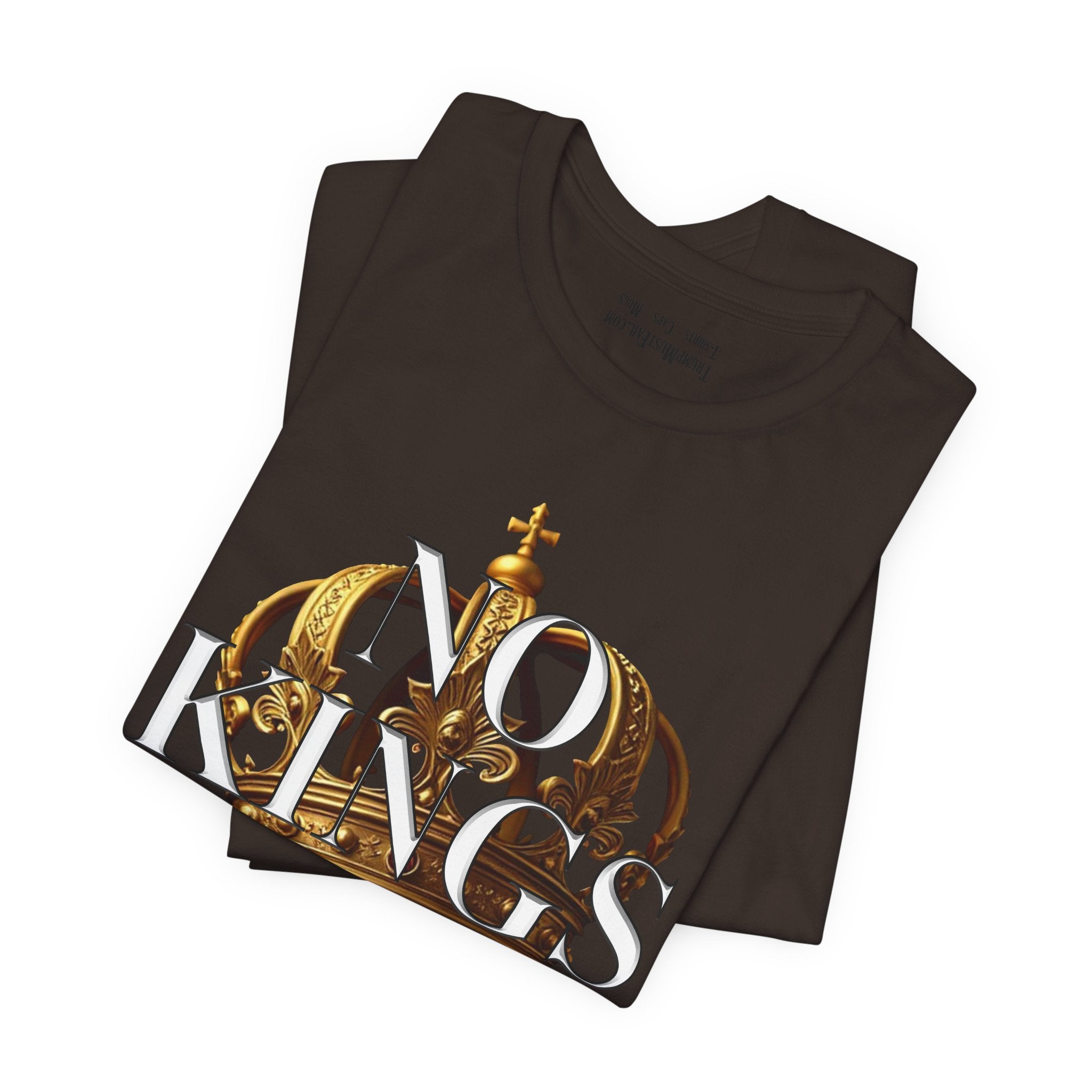 NO KINGS CROWN T-SHIRT/BROWN