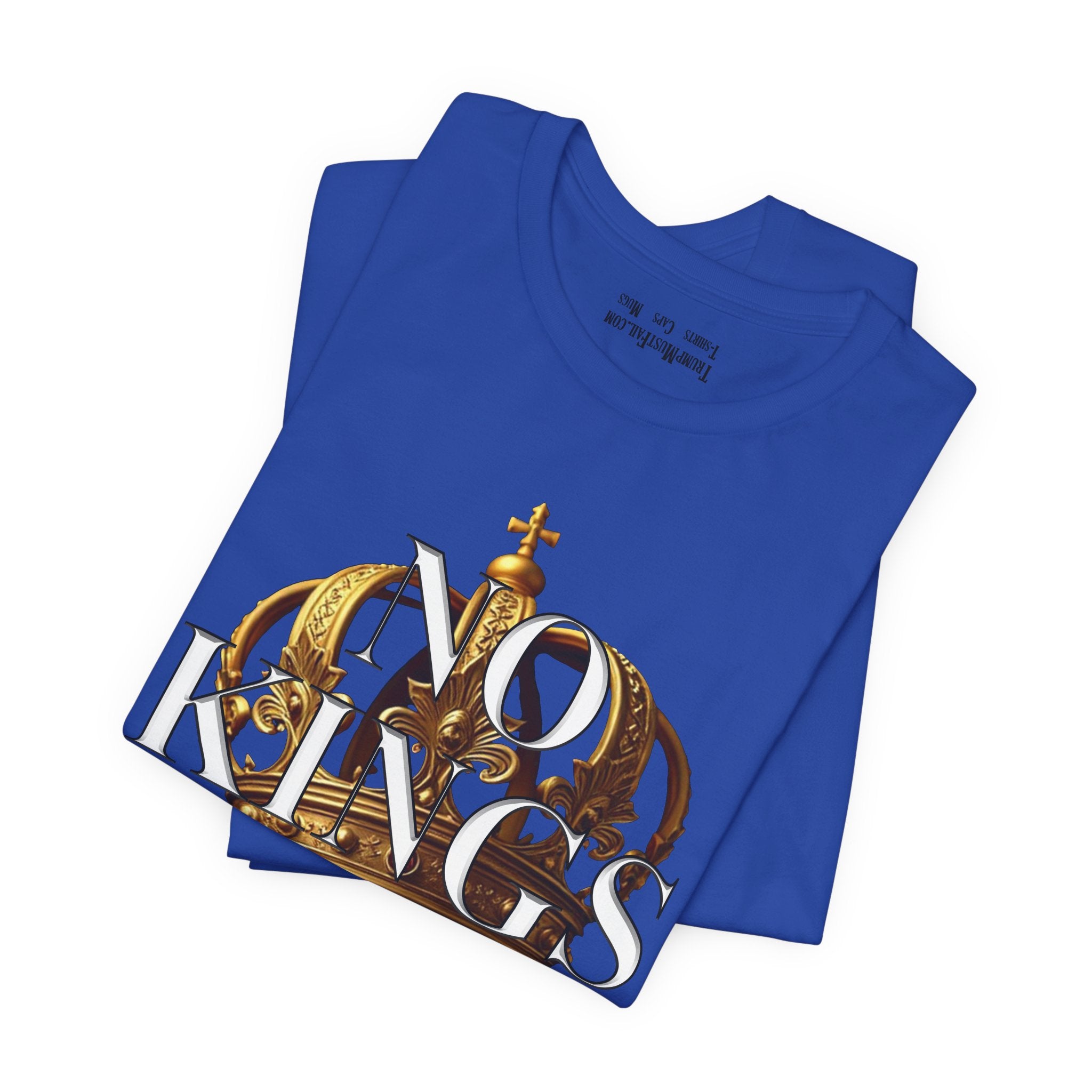 NO KINGS CROWN T-SHIRT/TRUE ROYAL