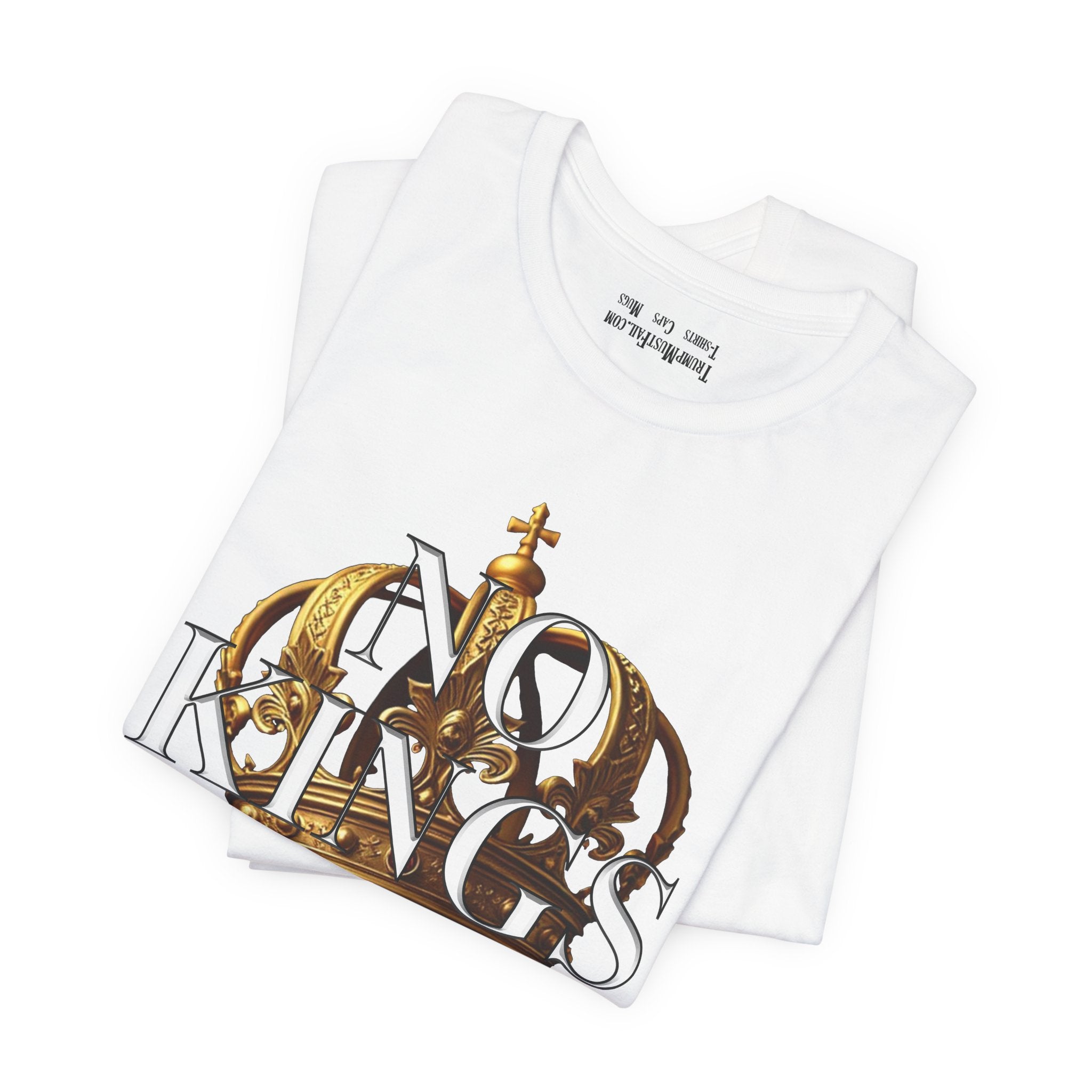 NO KINGS CROWN T-SHIRT/WHITE