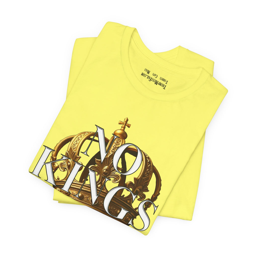 NO KINGS CROWN T-SHIRT/YELLOW