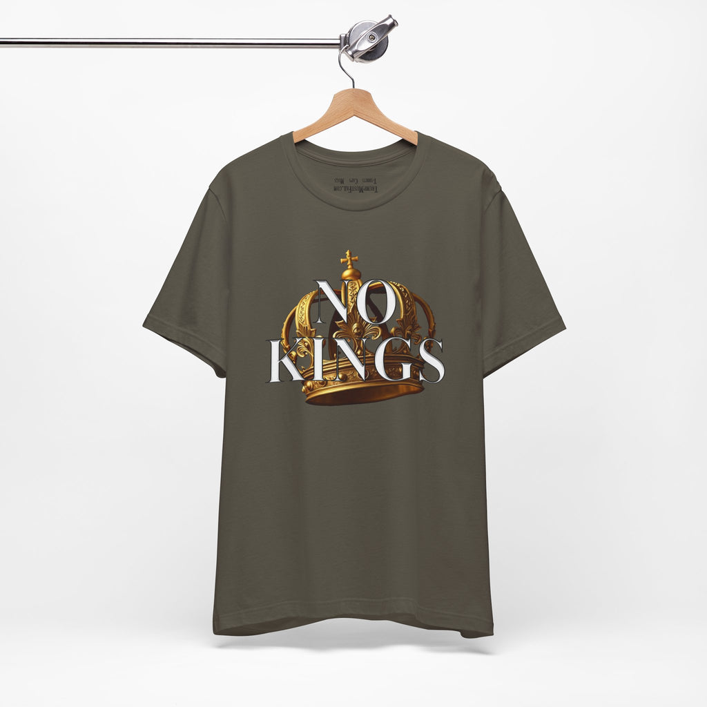 NO KINGS CROWN T-SHIRT/ARMY
