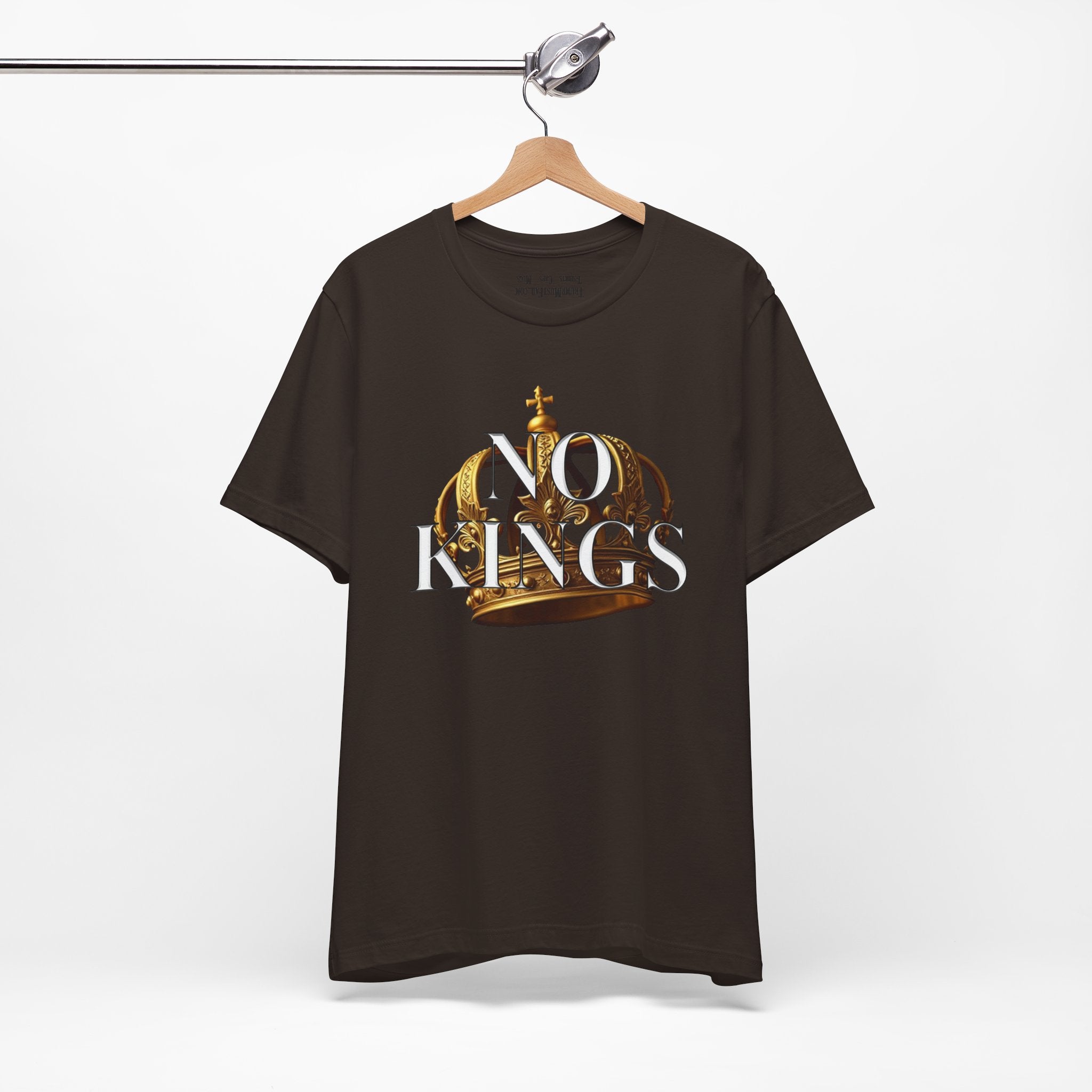 NO KINGS CROWN T-SHIRT/BROWN
