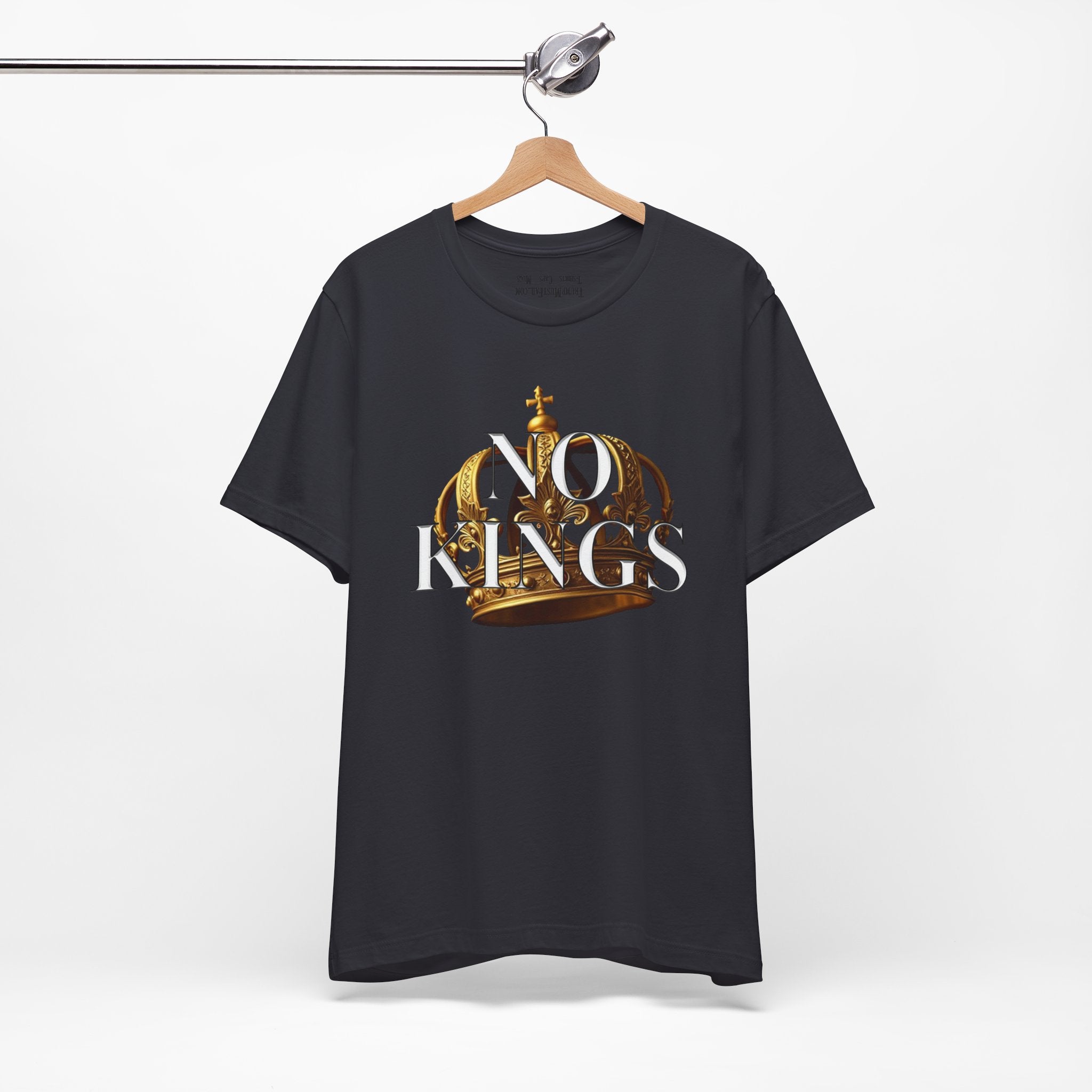 NO KINGS CROWN T-SHIRT/DARK GREY