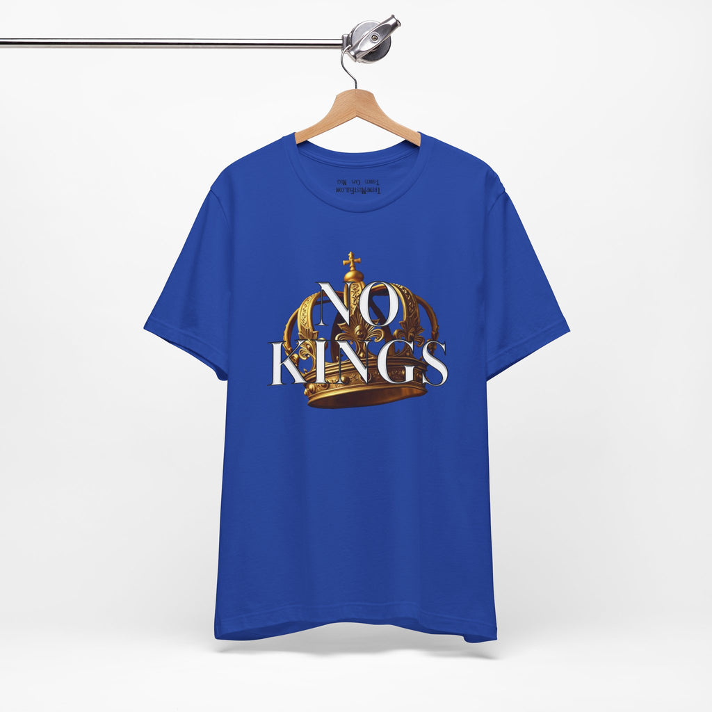 NO KINGS CROWN T-SHIRT/TRUE ROYAL