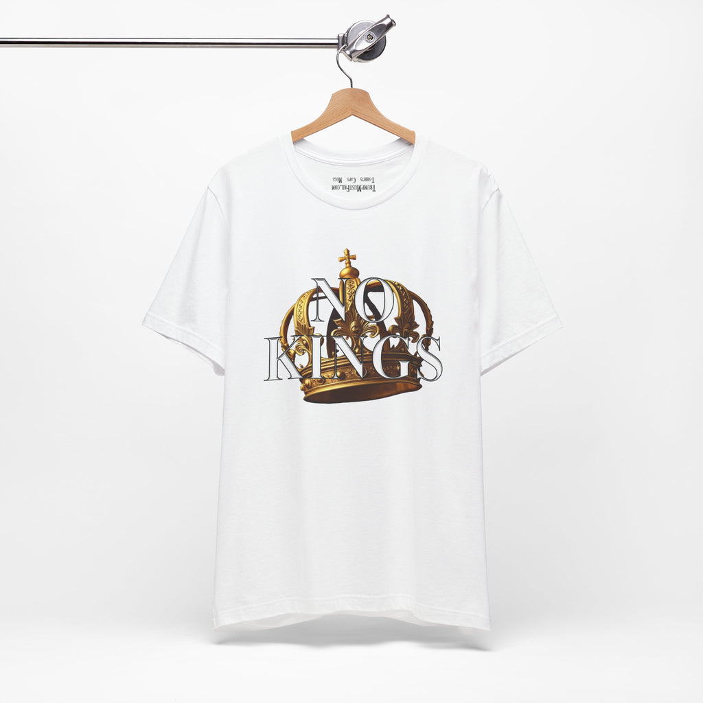 NO KINGS CROWN T-SHIRT/WHITE