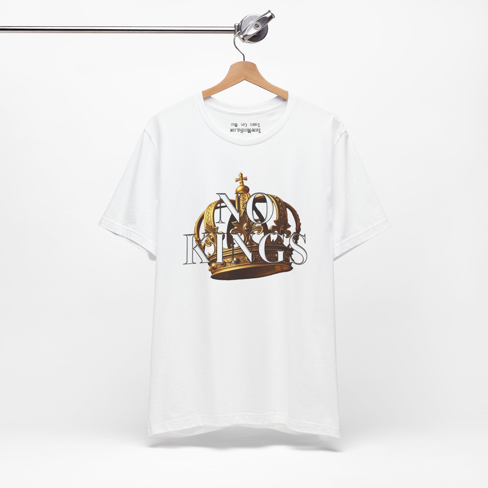 NO KINGS CROWN T-SHIRT/WHITE