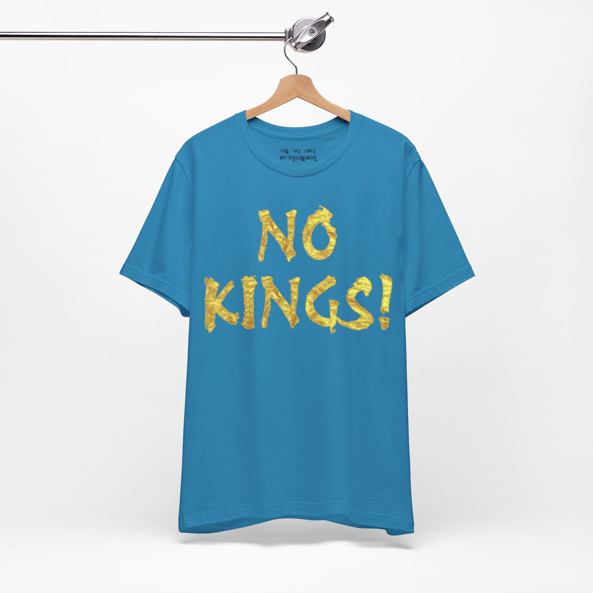 NO KINGS GOLD T-SHIRT/AQUA