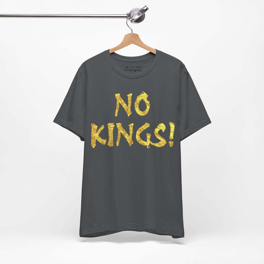 NO KINGS GOLD T-SHIRT/ASPHALT
