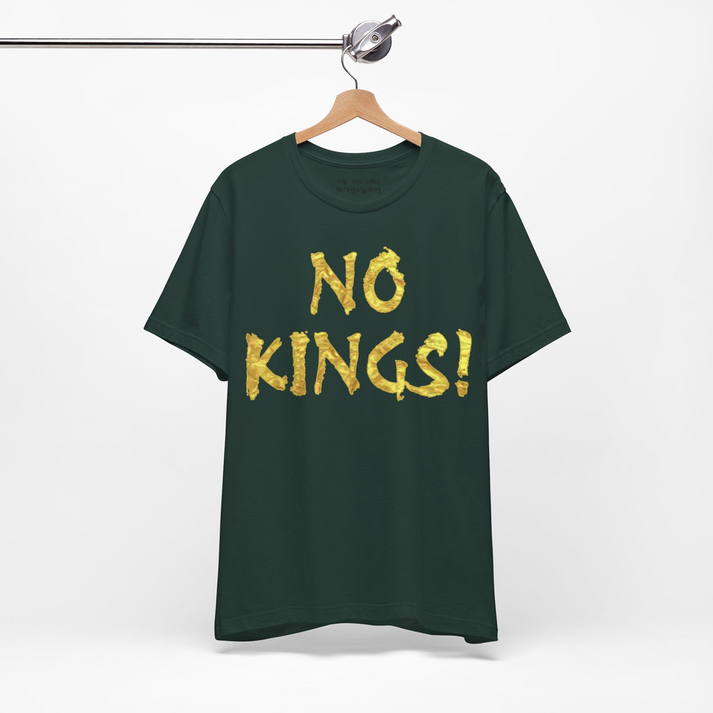 NO KINGS GOLD T-SHIRT/FOREST