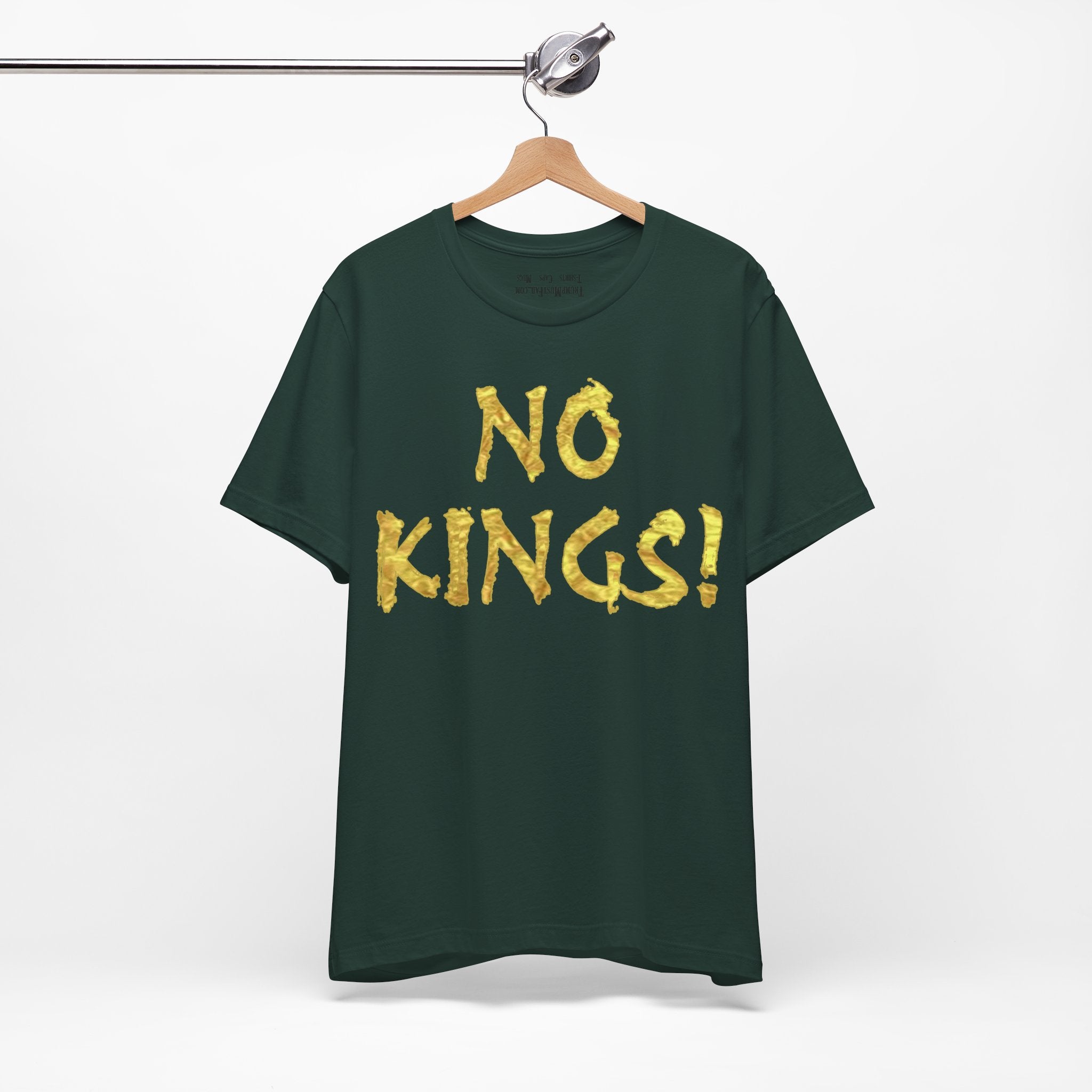 NO KINGS GOLD T-SHIRT/FOREST