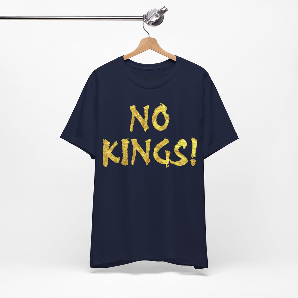 NO KINGS GOLD T-SHIRT/NAVY