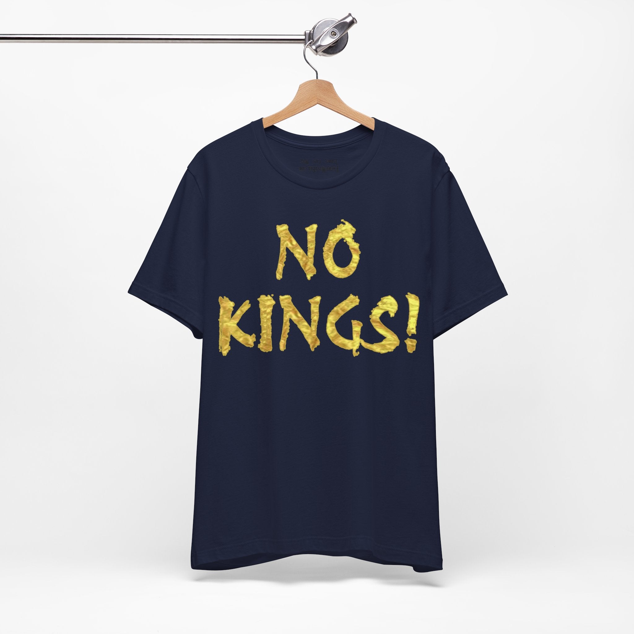 NO KINGS GOLD T-SHIRT/NAVY