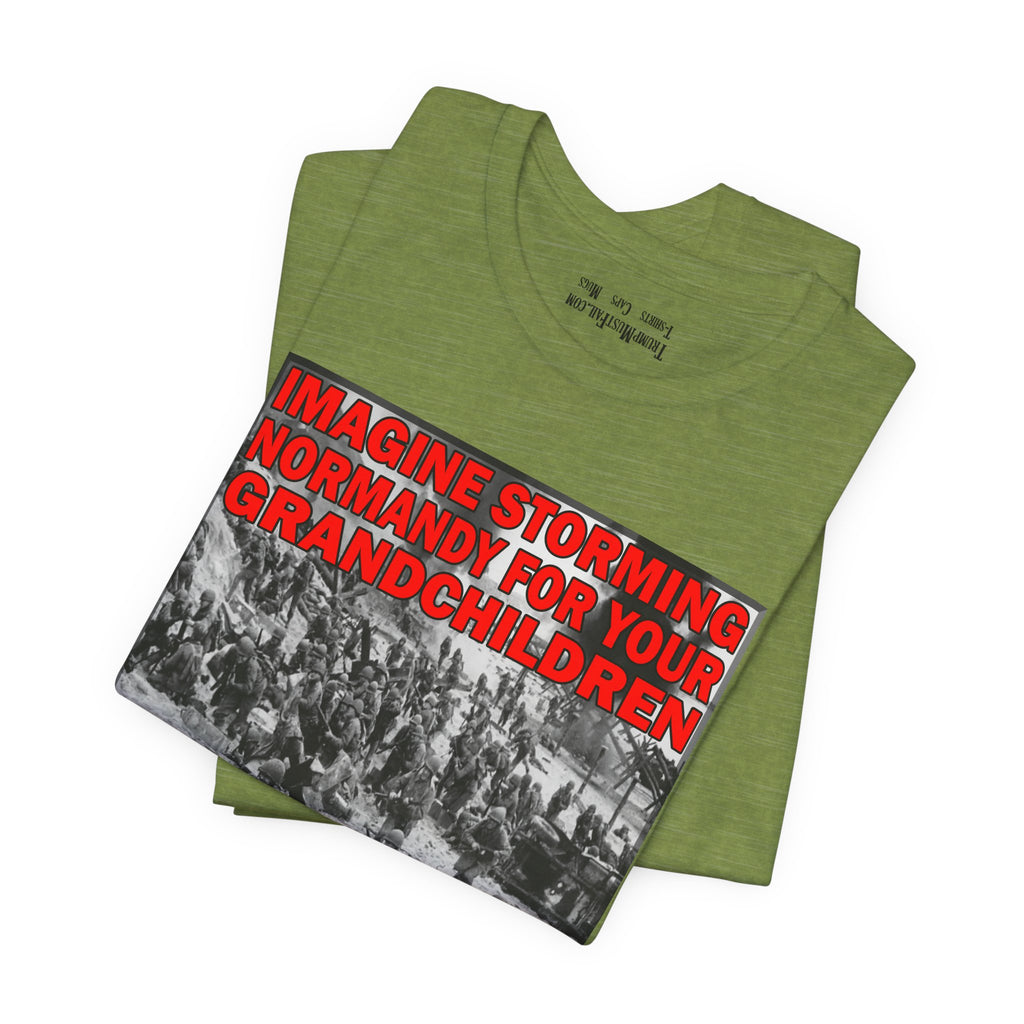 NORMANDY T-SHIRT/HEATHER GREEN