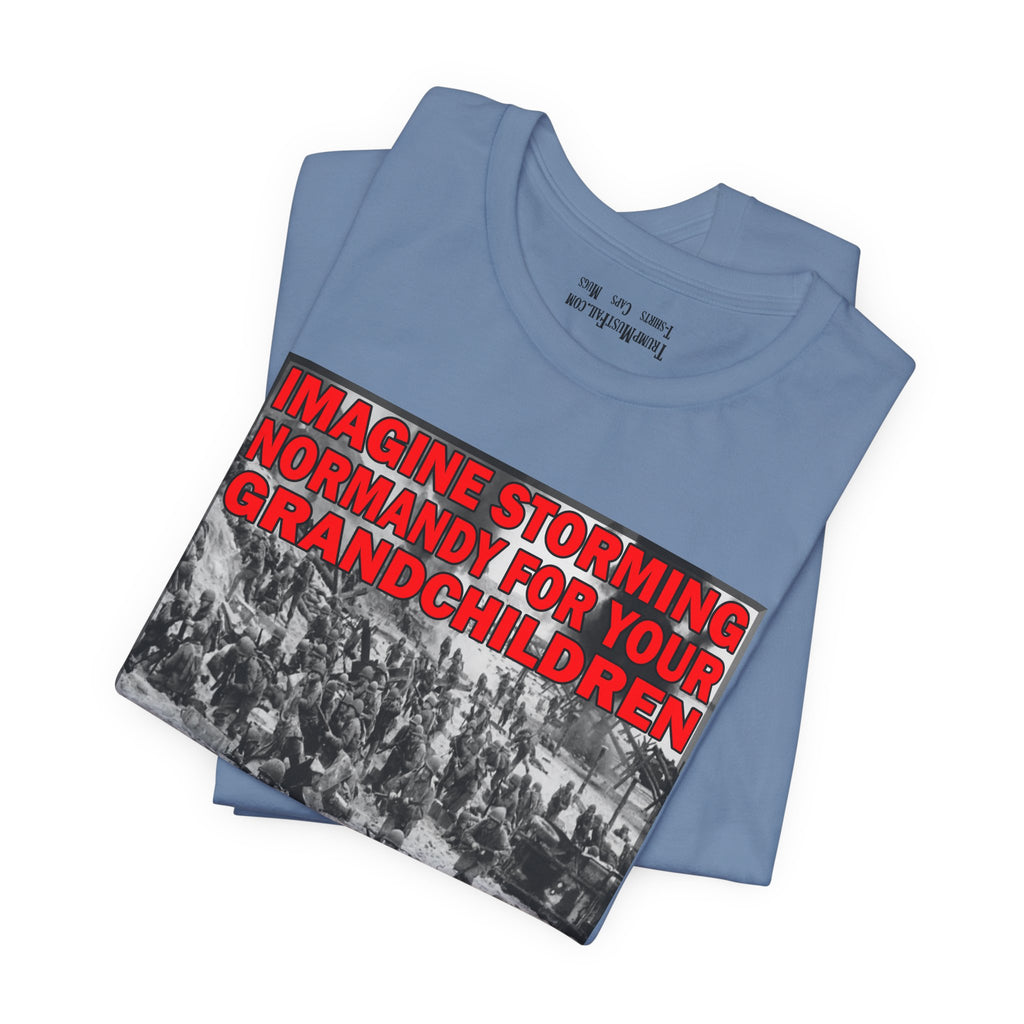 NORMANDY T-SHIRT/STEEL BLUE