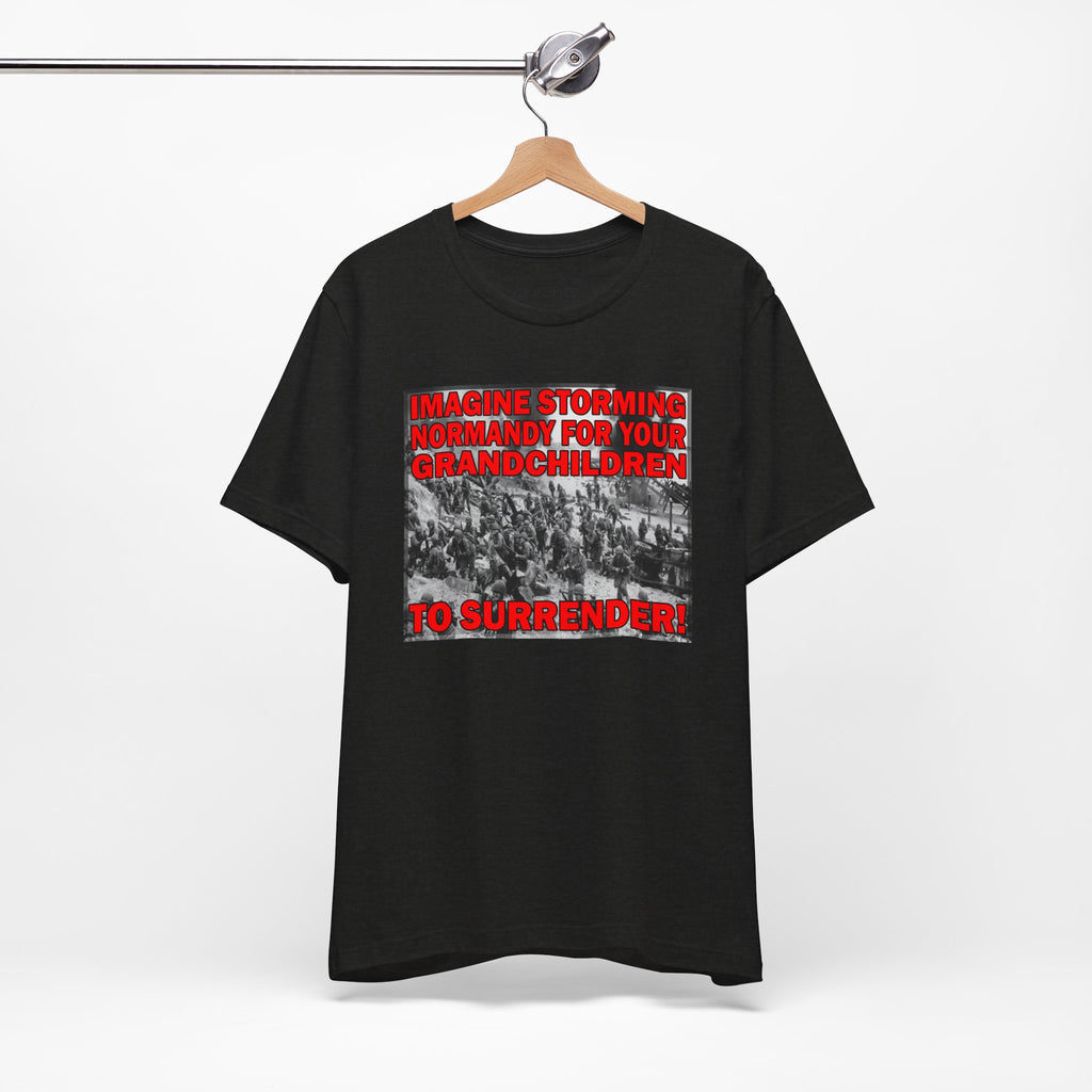 NORMANDY T-SHIRT/BLACK HEATHER
