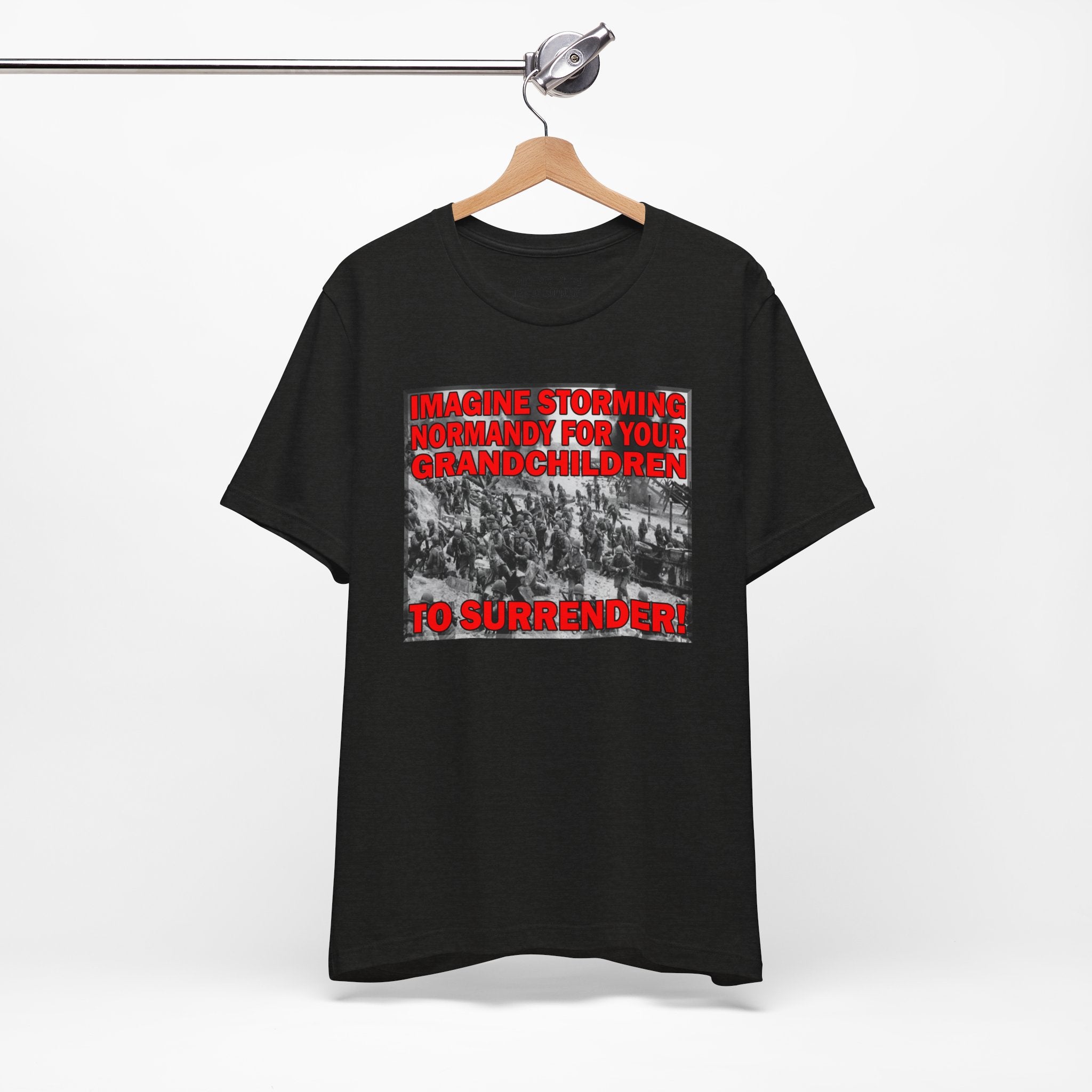 NORMANDY T-SHIRT/BLACK HEATHER