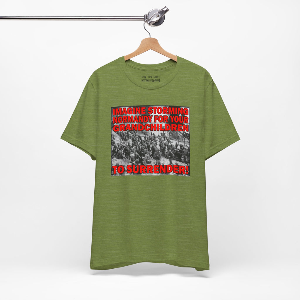 NORMANDY T-SHIRT/HEATHER GREEN