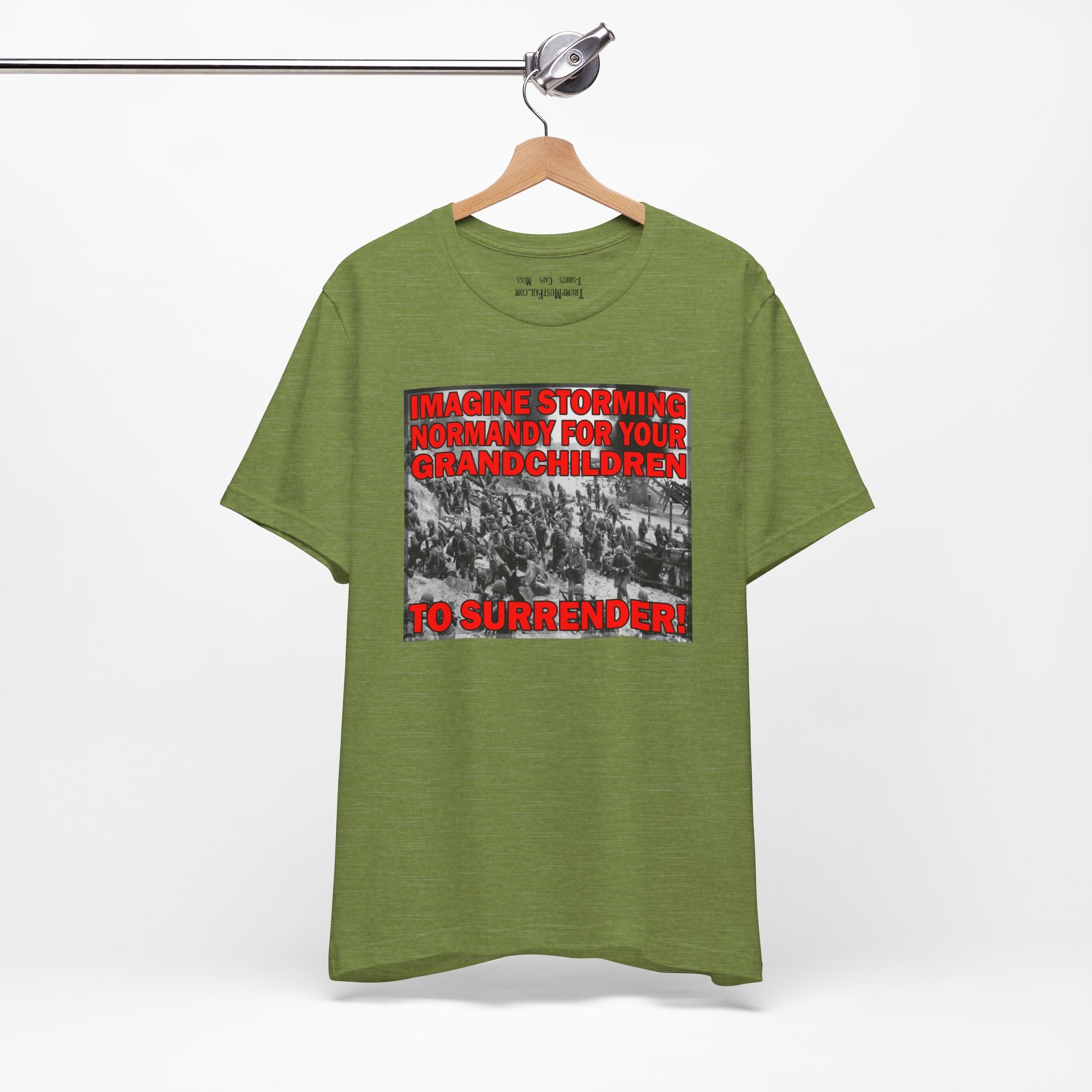 NORMANDY T-SHIRT/HEATHER GREEN