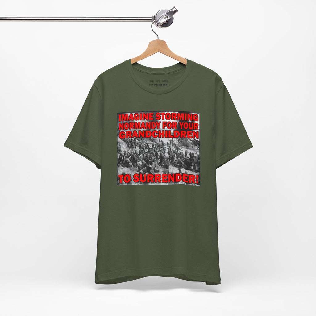 NORMANDY T-SHIRT/MILITARY GREEN