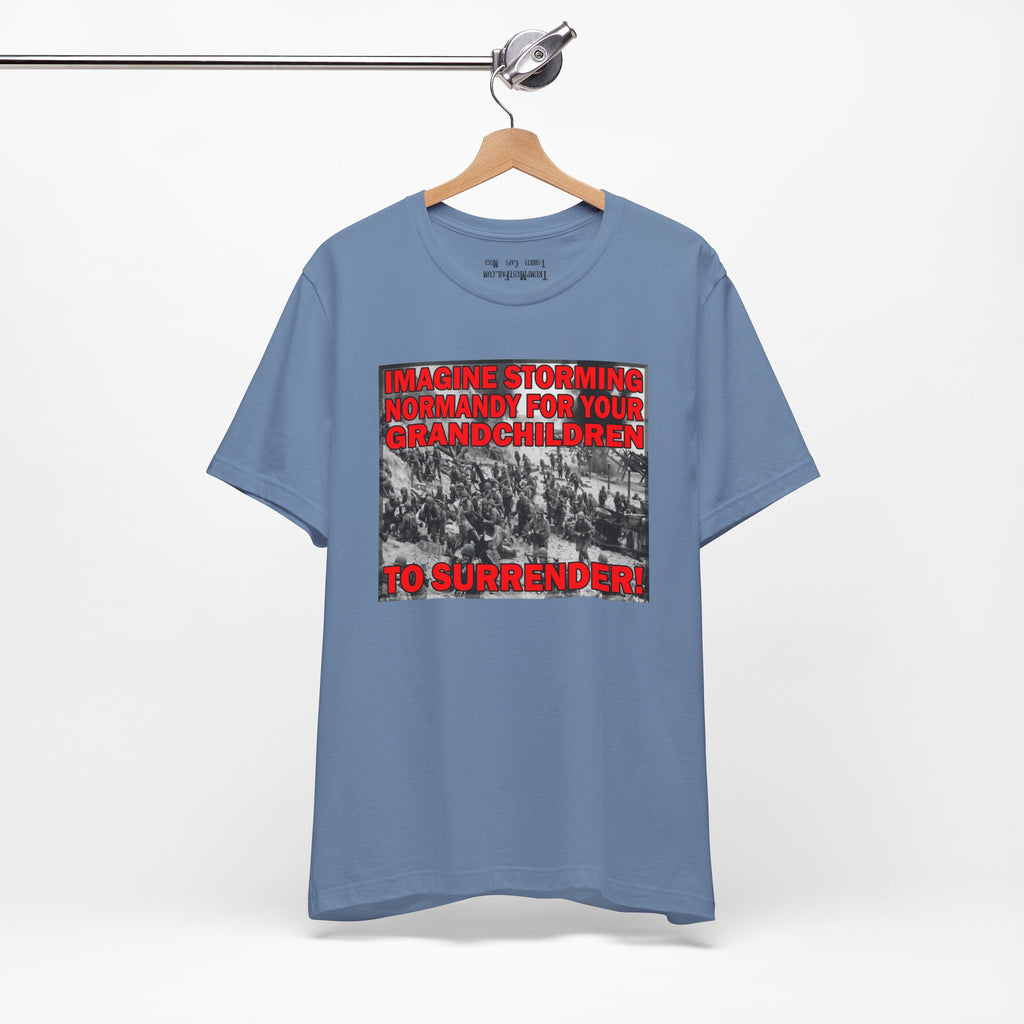 NORMANDY T-SHIRT/STEEL BLUE