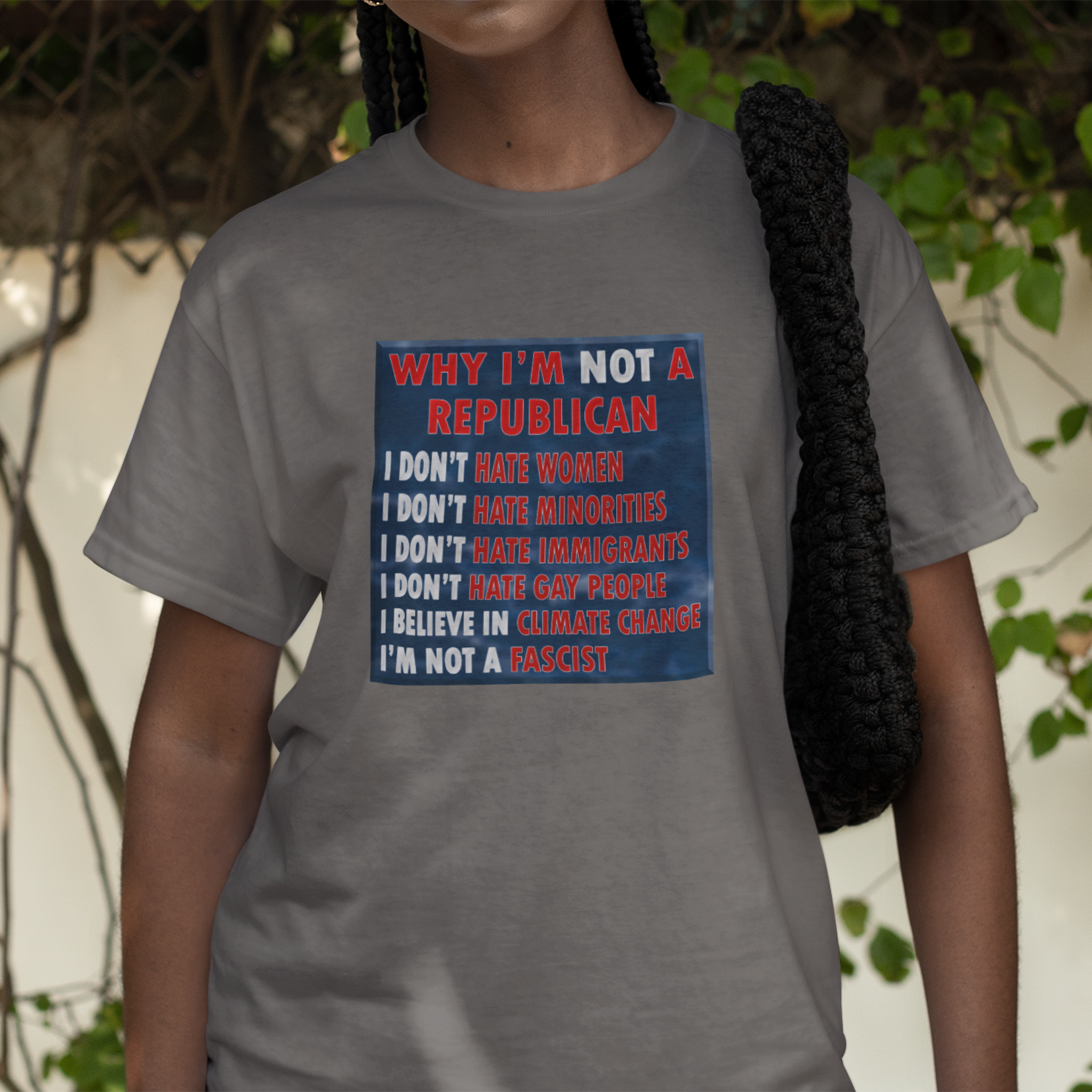 NOT REPUBLICAN T-SHIRT/ASPHALT