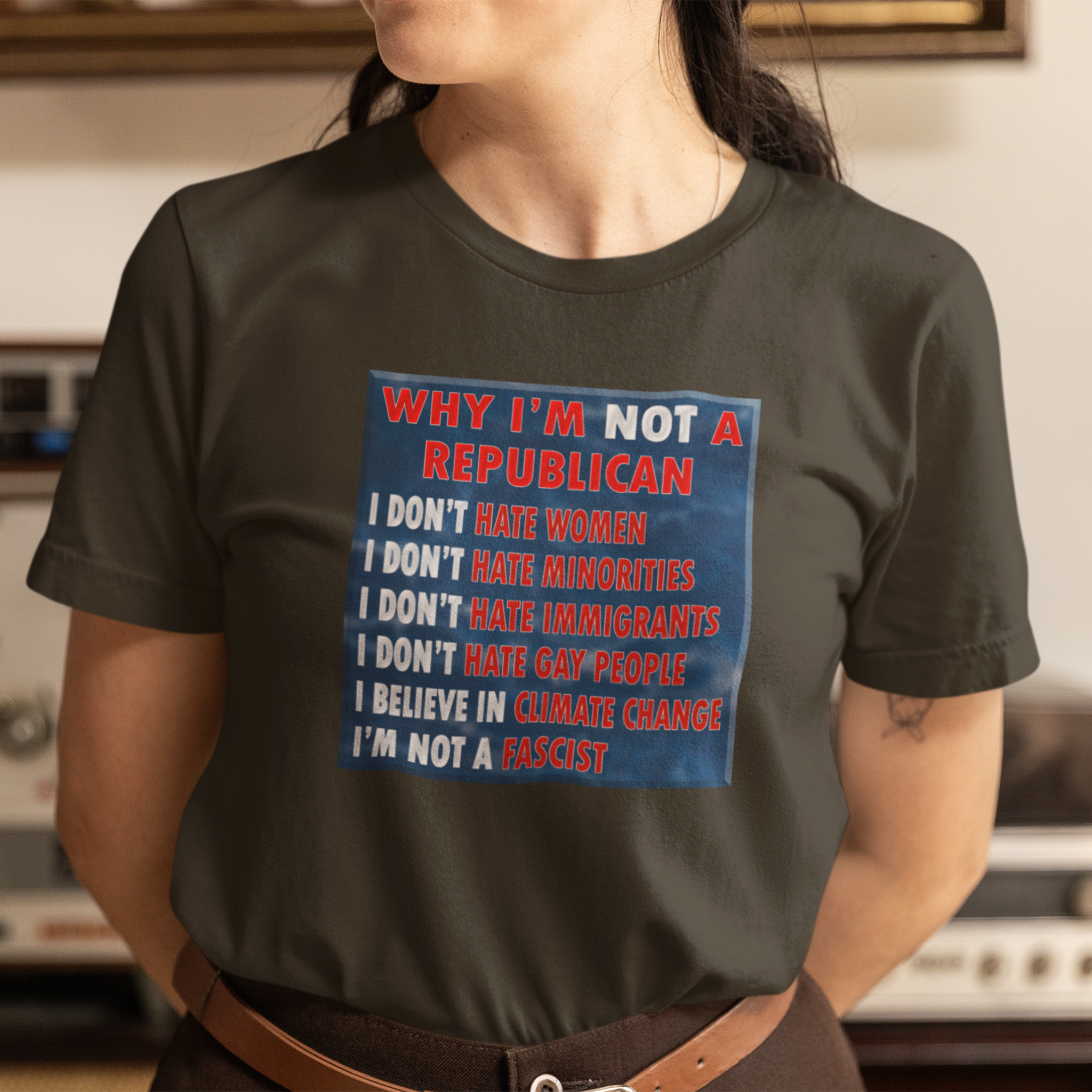 NOT REPUBLICAN T-SHIRT/BLACK