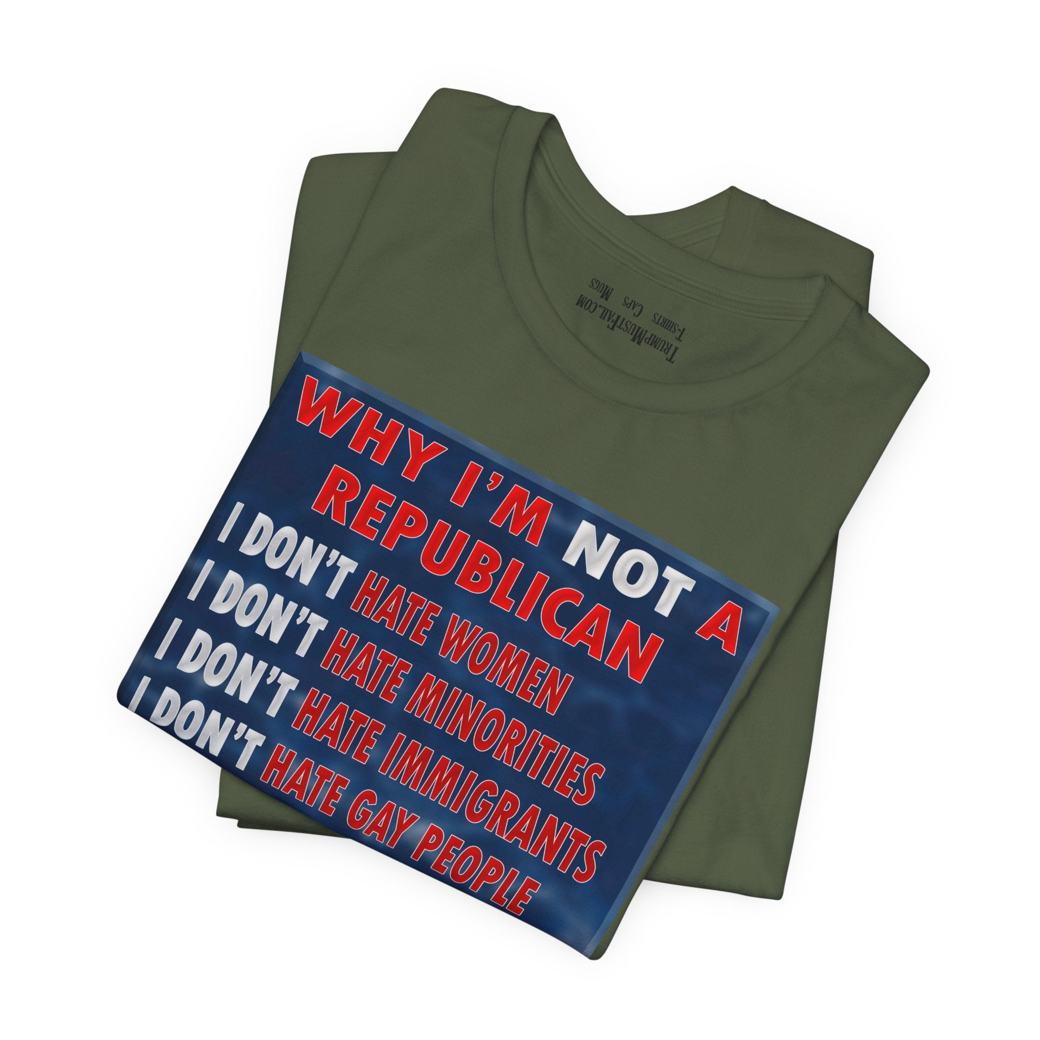 NOT REPUBLICAN T-SHIRT/ATHLETIC HEATHER